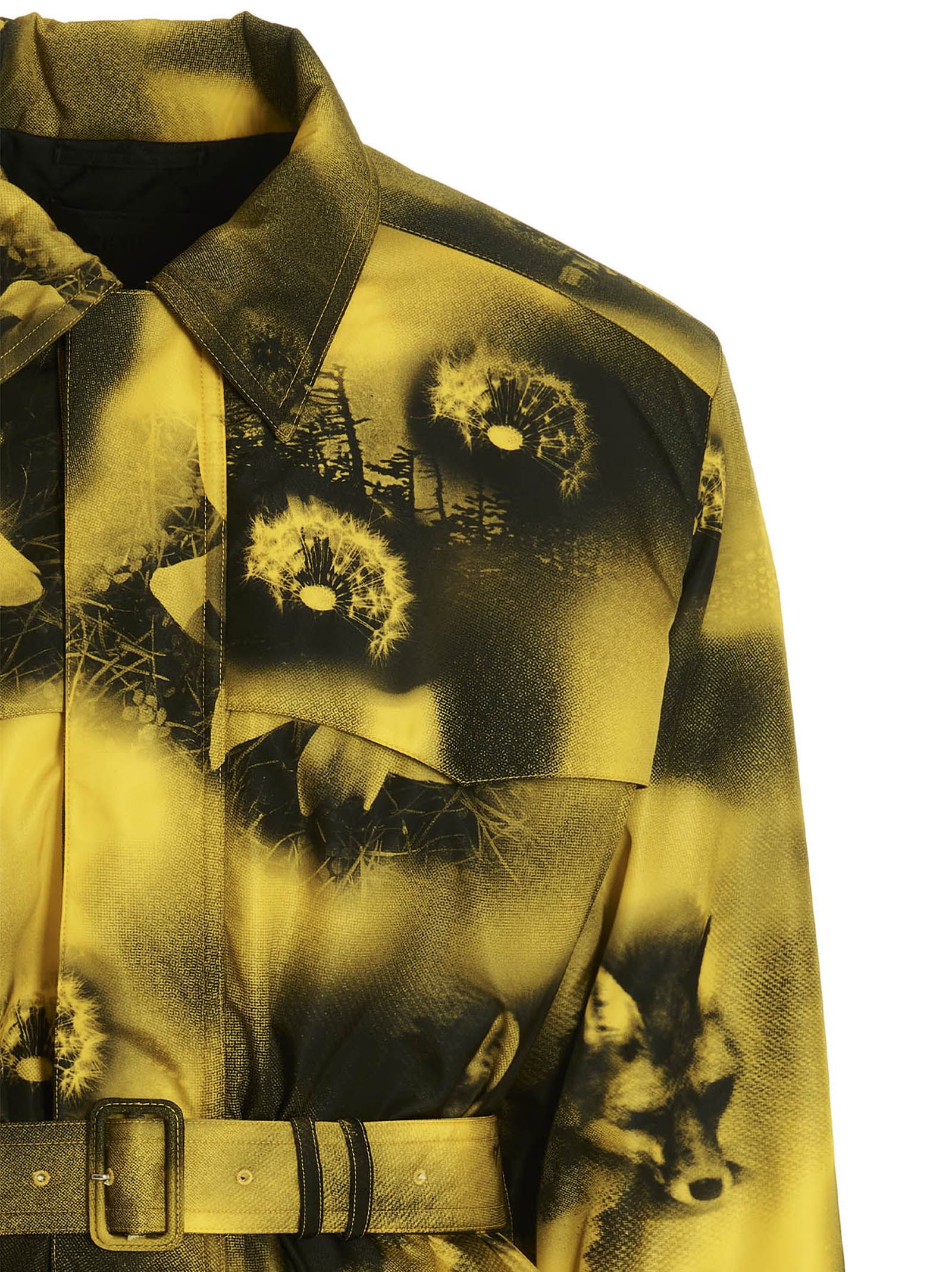 Prada Bicolor Polyamide Men's Parka - Prada - Modalova