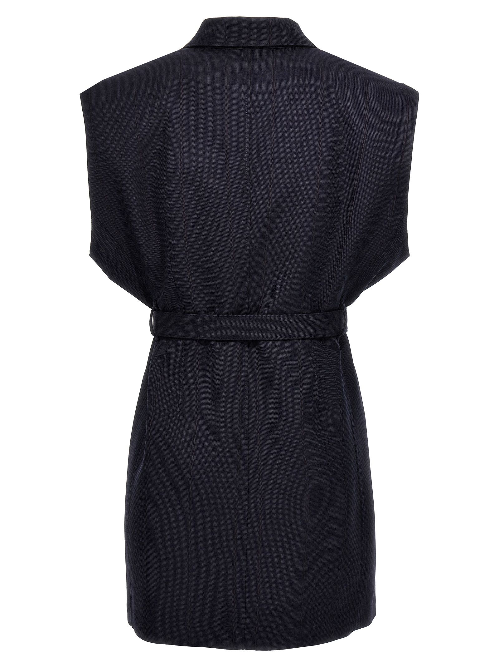 Virgin Wool Sleeveless Women's Jacket - Prada - Modalova