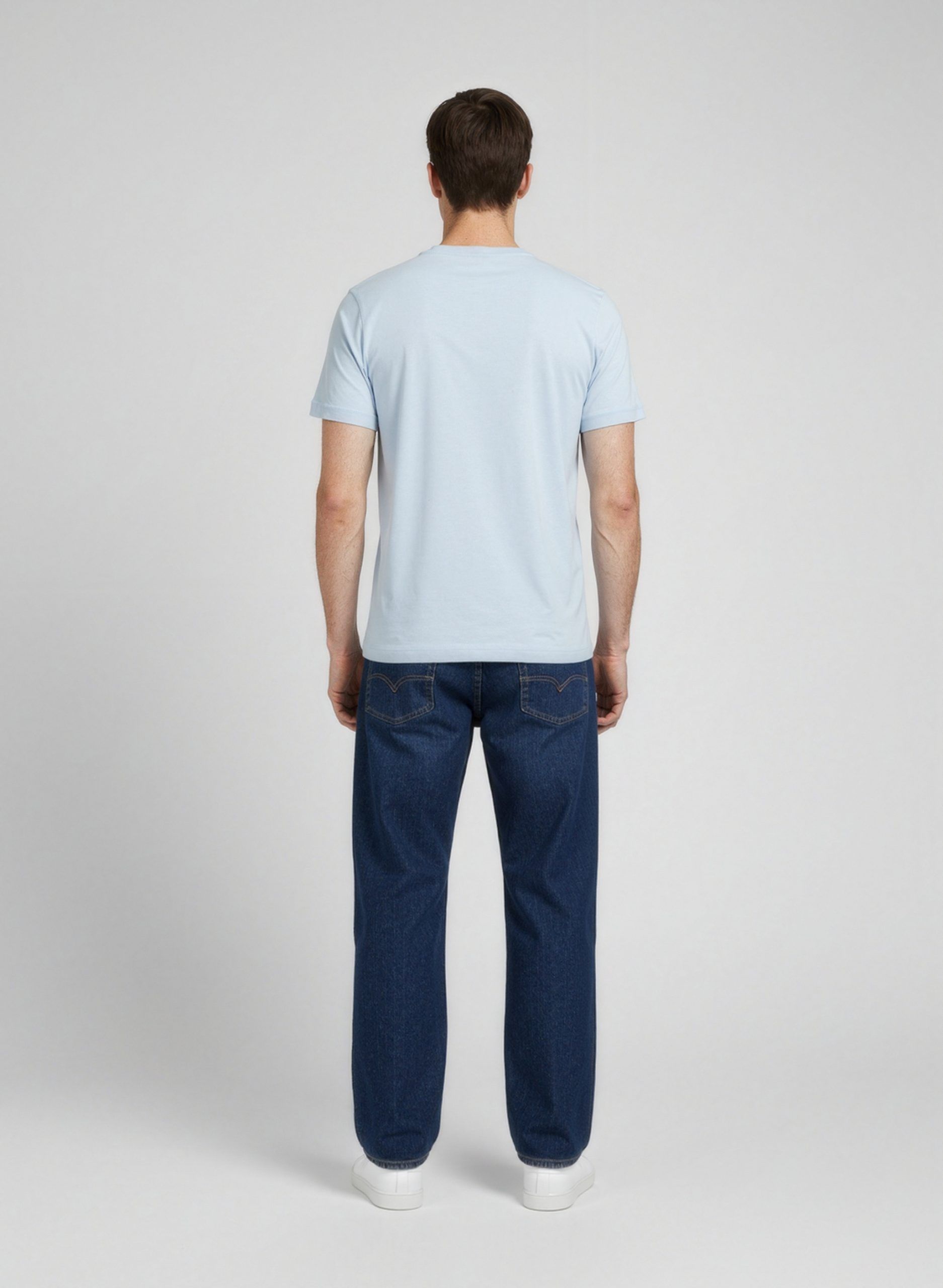 Balmain Blue Cotton Men's T-Shirt - Balmain - Modalova