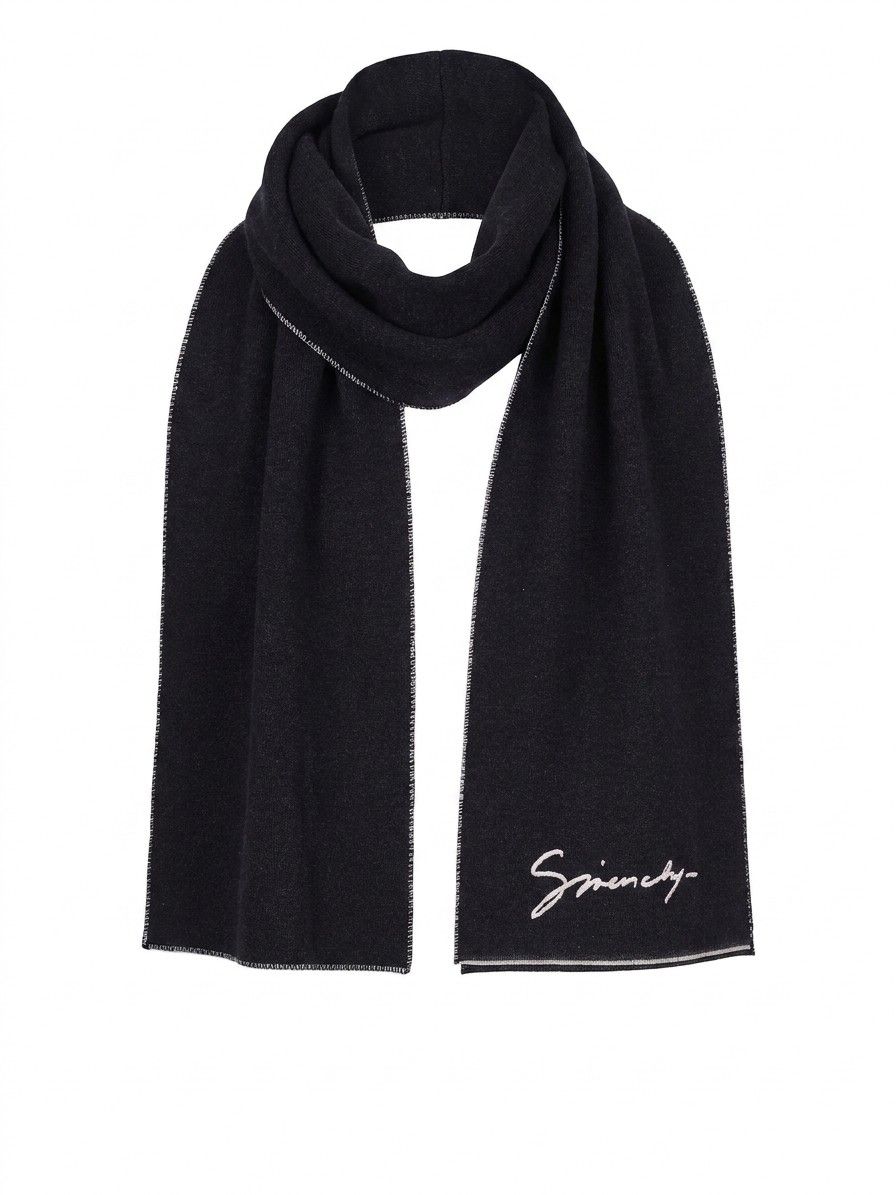 Givenchy Bicolor Wool Men's Scarf - Givenchy - Modalova