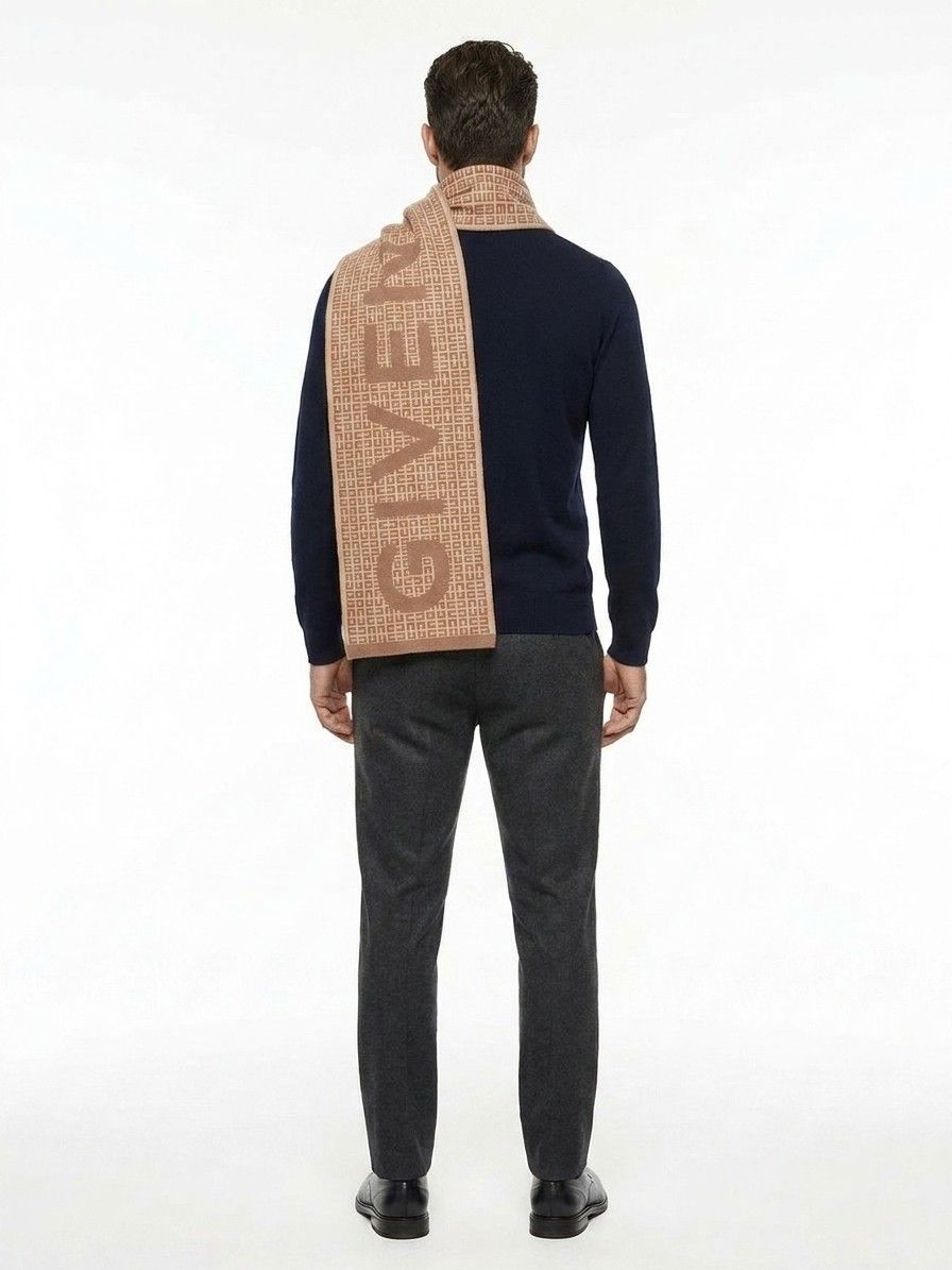 Givenchy Bicolor Wool Men's Scarf - Givenchy - Modalova