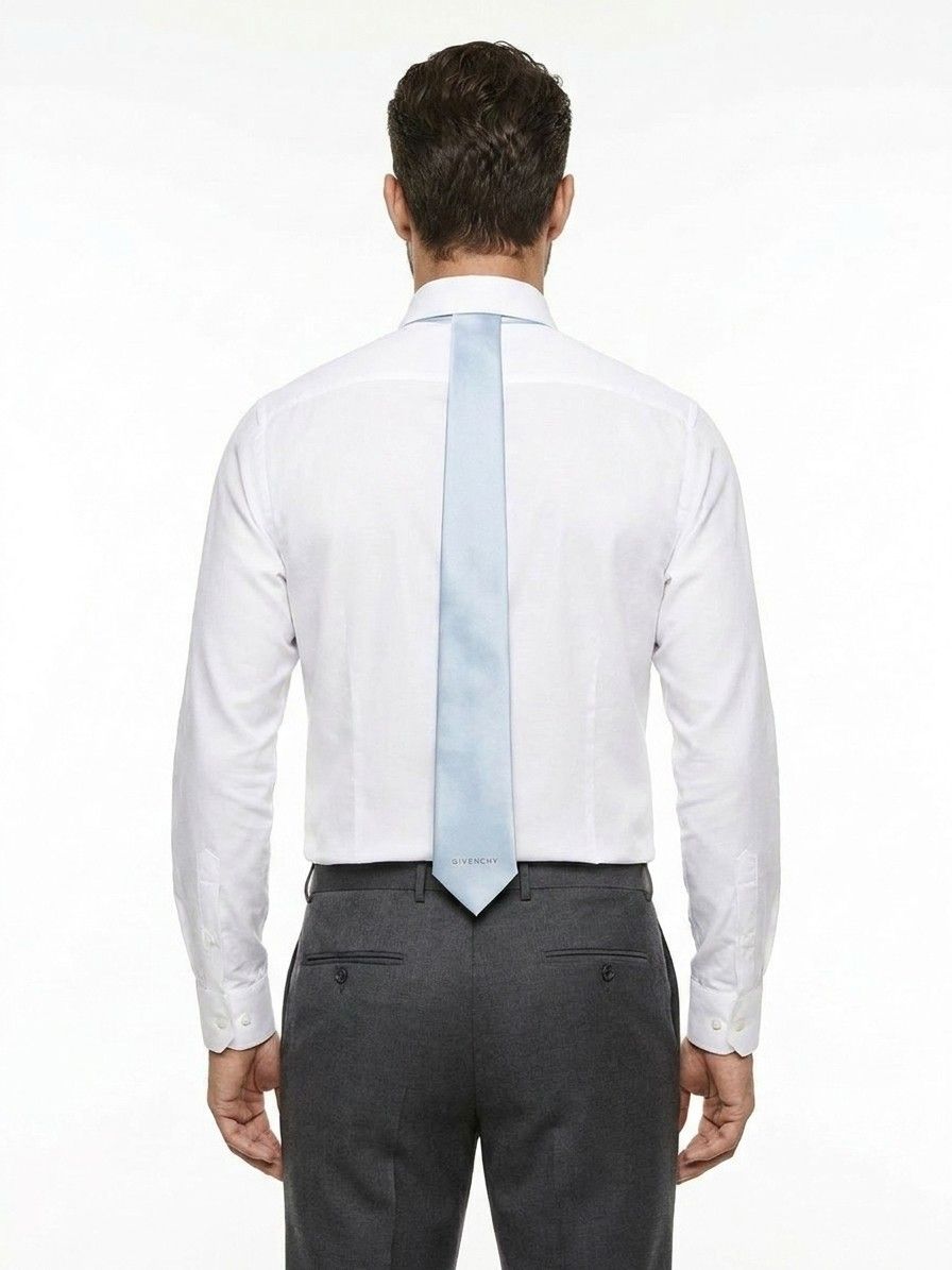Givenchy Bicolor Silk Men's Tie - Givenchy - Modalova