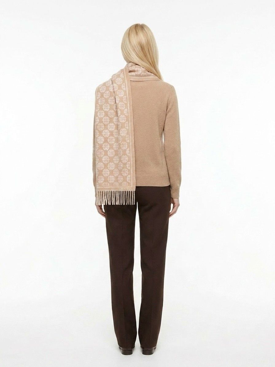 Givenchy Beige Wool Women's Scarf - Givenchy - Modalova