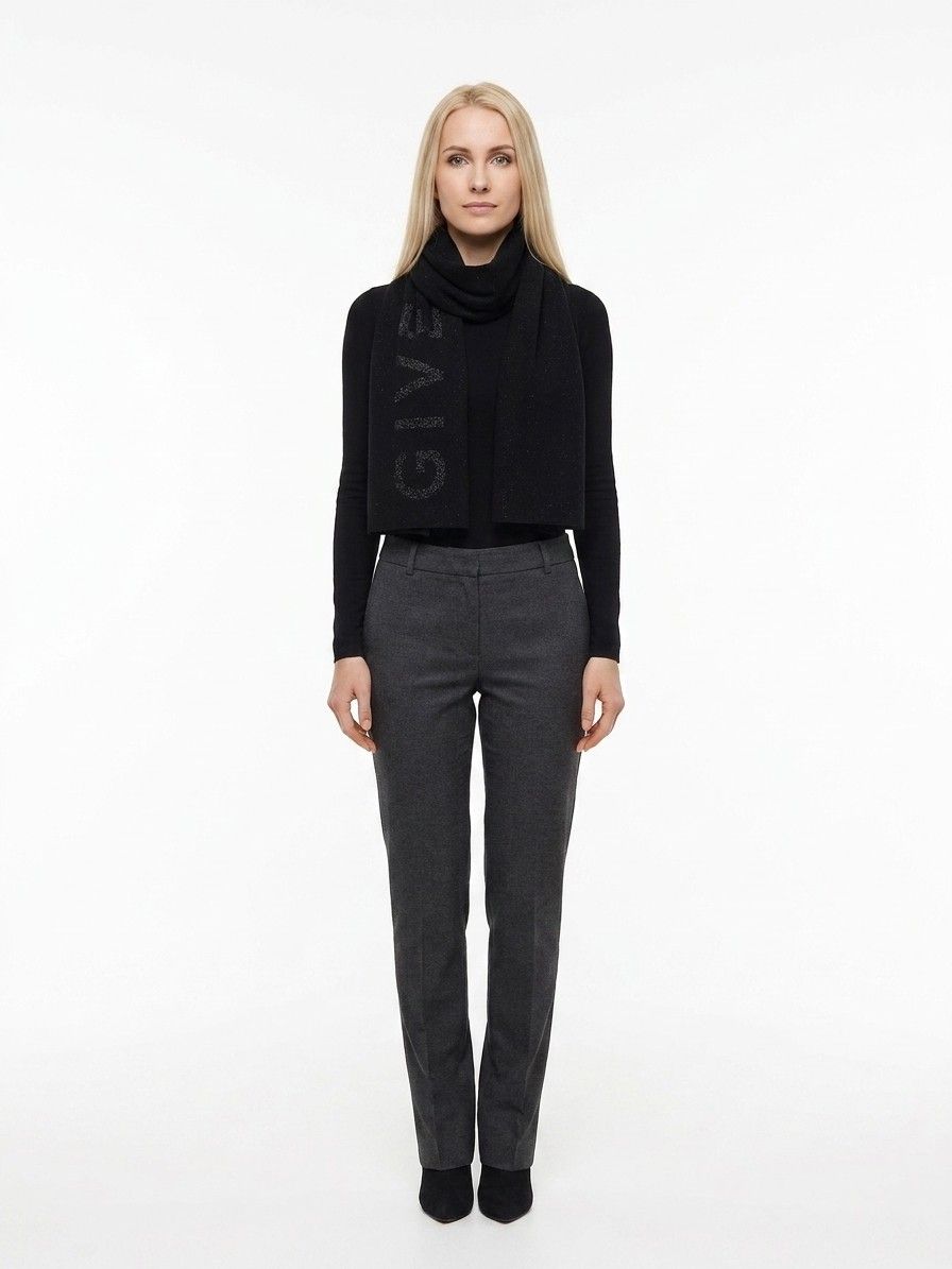 Givenchy Black Wool Women's Scarf - Givenchy - Modalova
