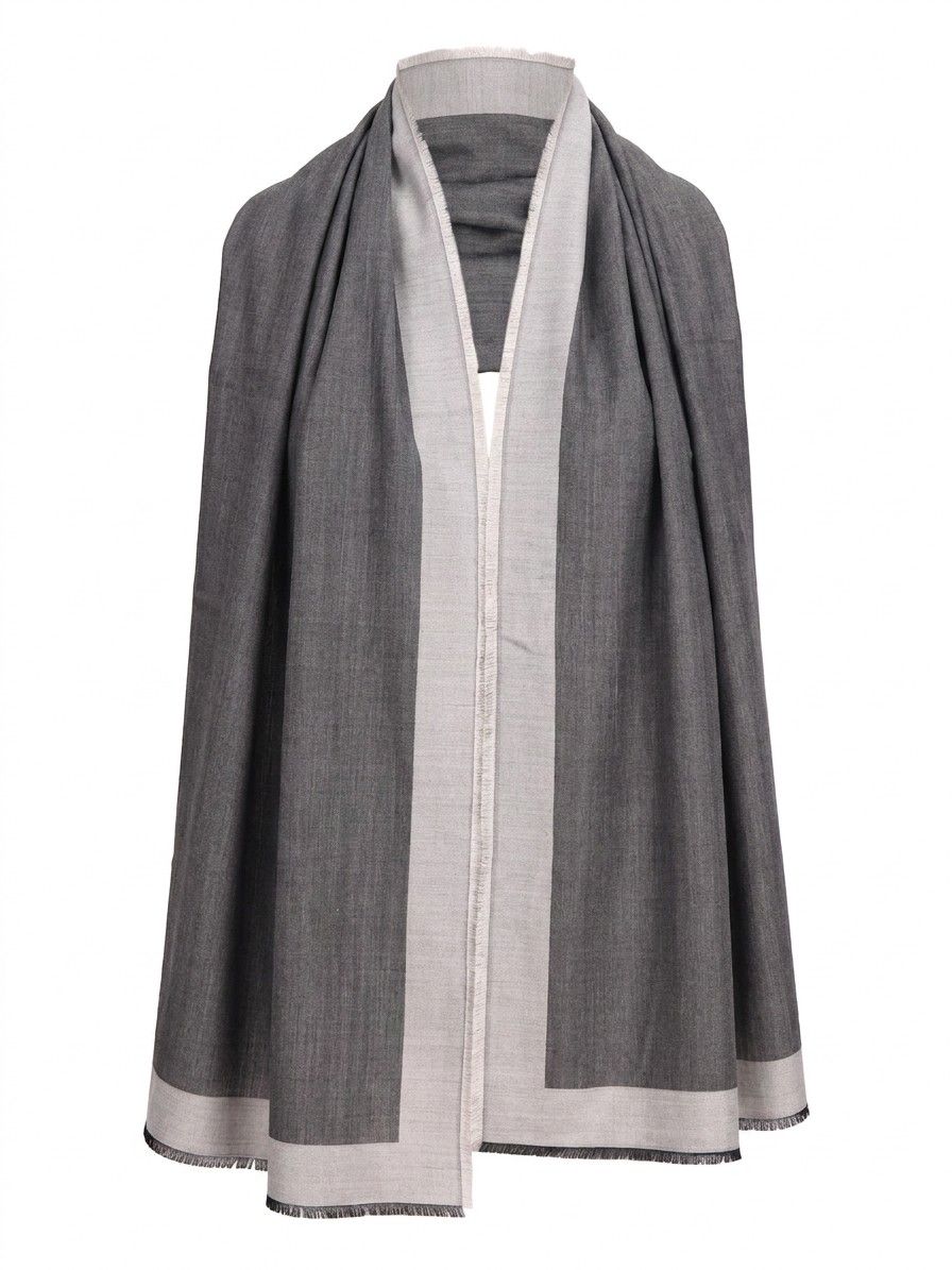 Givenchy Gray Silk Women's Scarf - Givenchy - Modalova