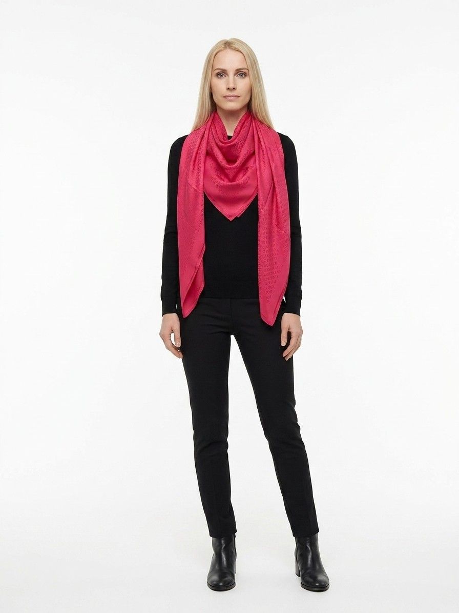 Givenchy Red Silk Women's Foulard - Givenchy - Modalova