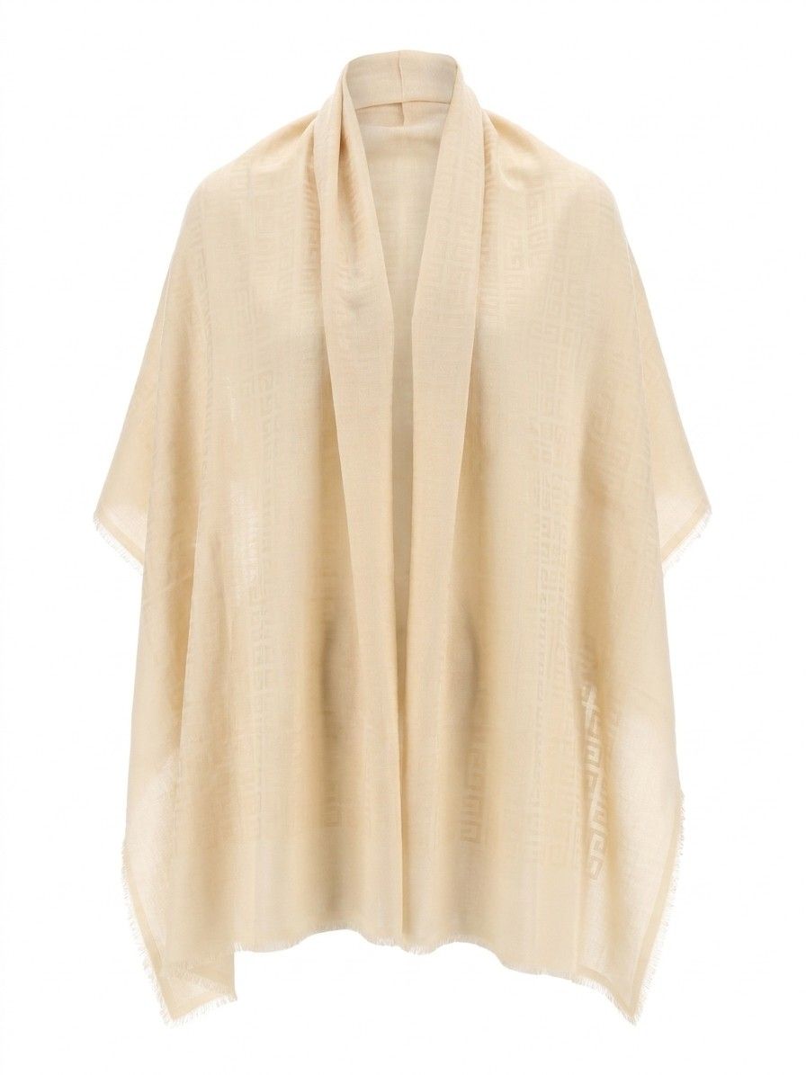 Givenchy Beige Silk Women's Scarf - Givenchy - Modalova
