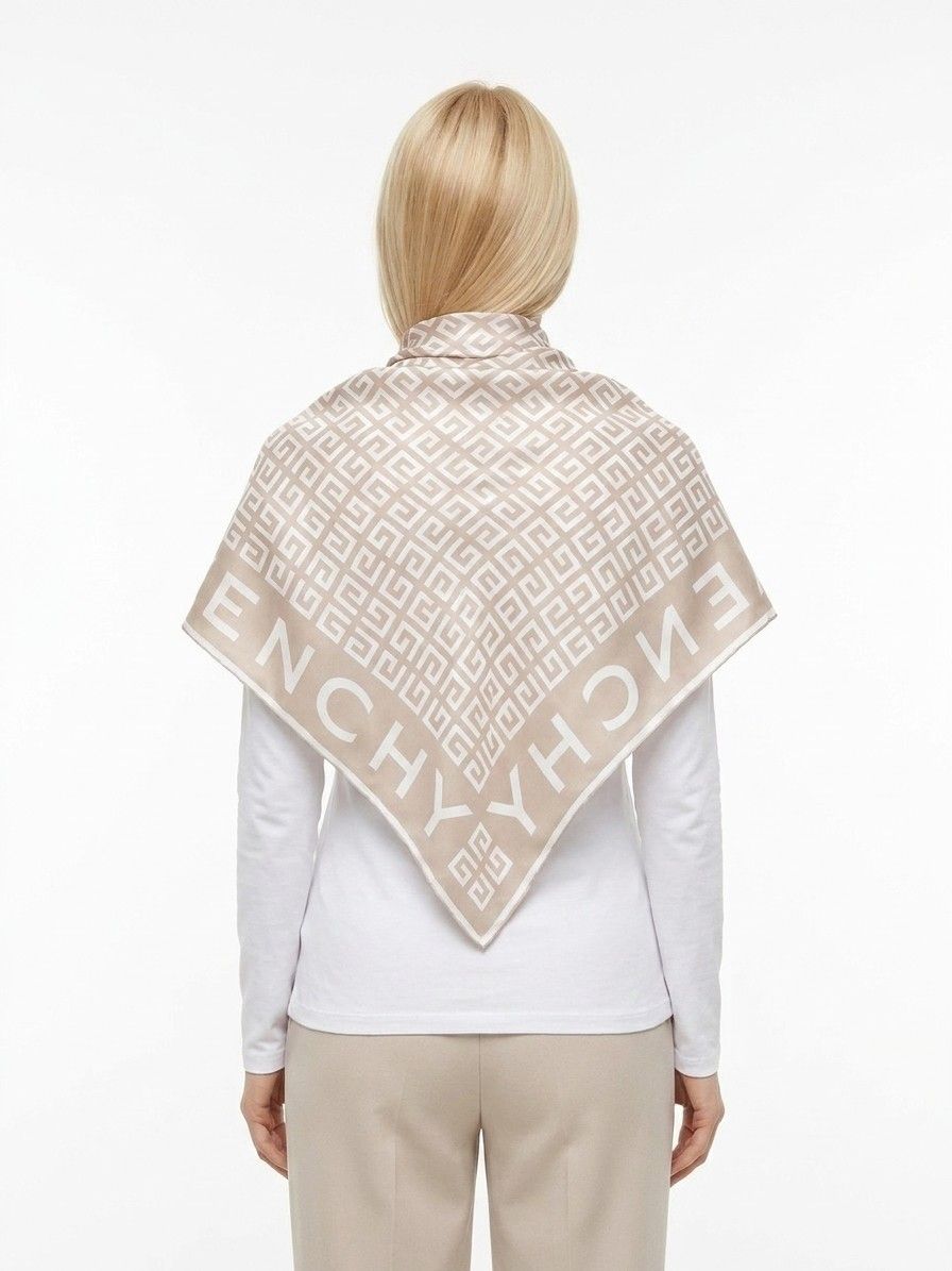 Givenchy Bicolor Silk Women's Scarf - Givenchy - Modalova