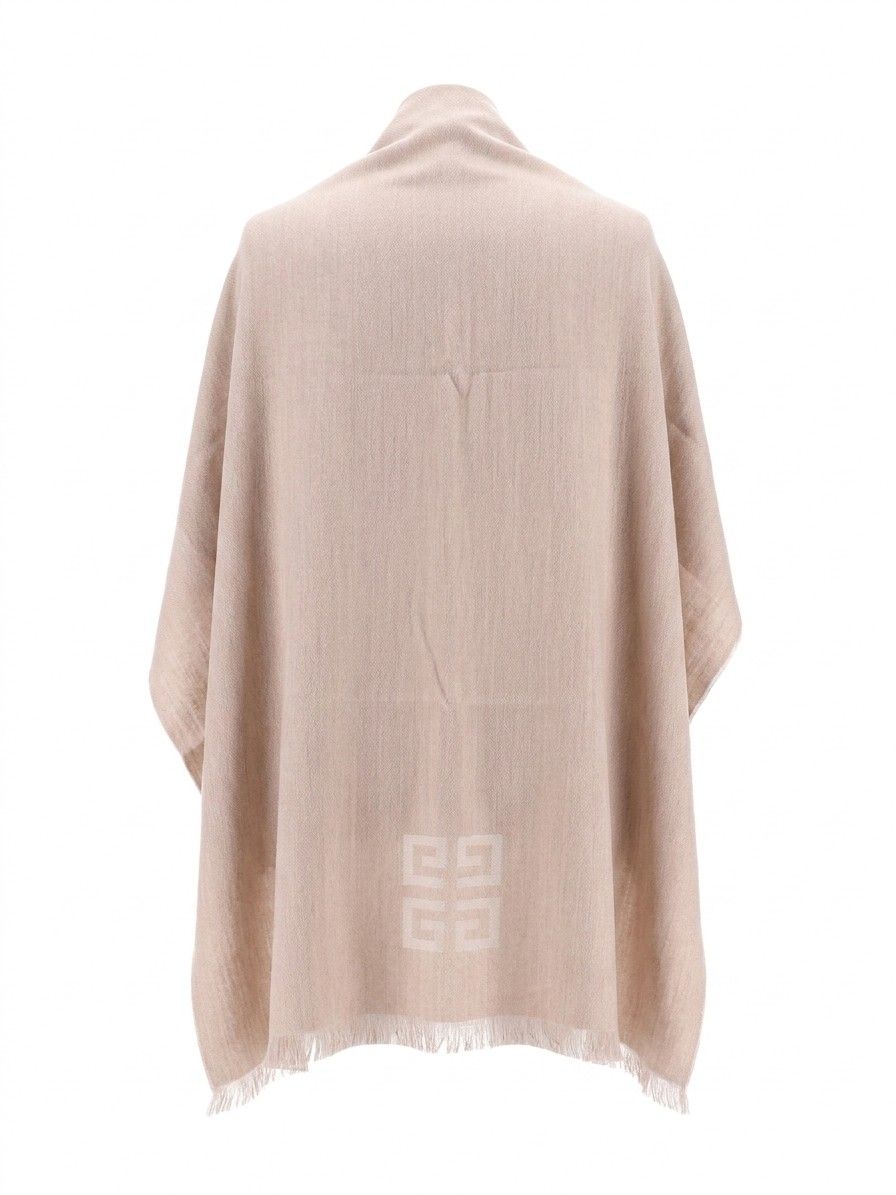 Givenchy Beige Wool Women's Scarf - Givenchy - Modalova