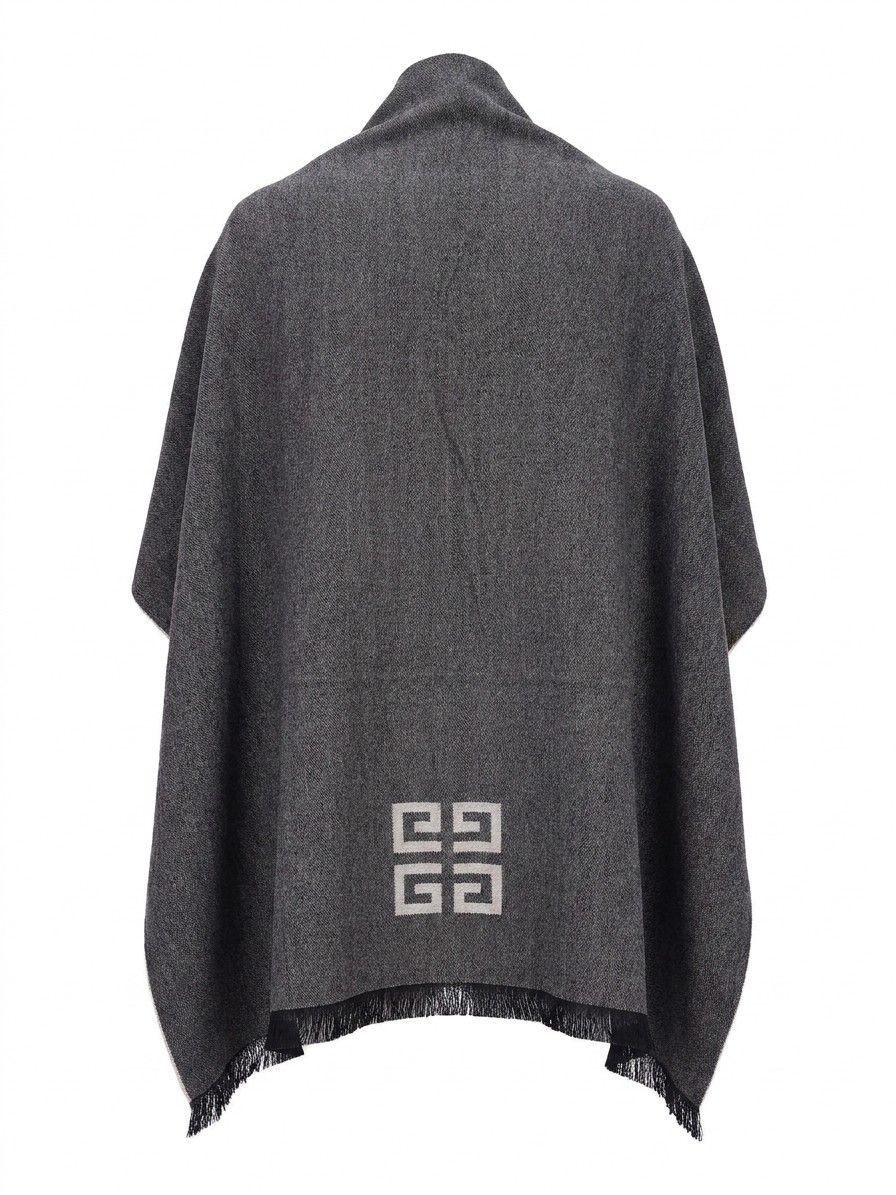 Givenchy Gray Wool Women's Scarf - Givenchy - Modalova