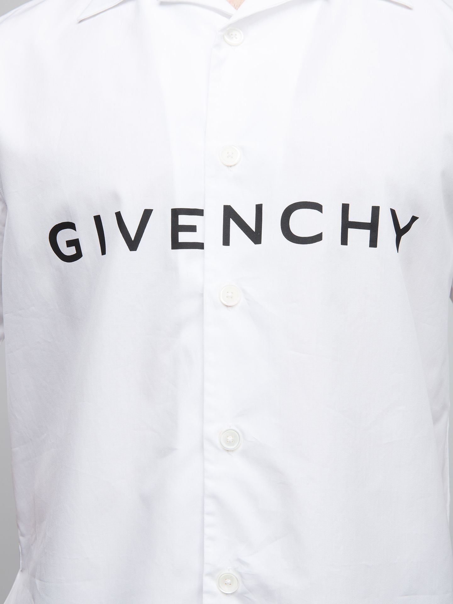 Cotton Shortsleeve Men's Shirt - Givenchy - Modalova