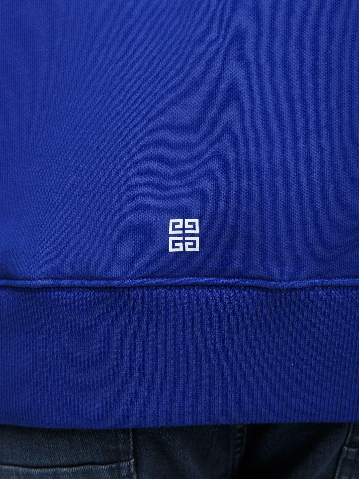 Givenchy Blue Cotton Men's Hoodie - Givenchy - Modalova