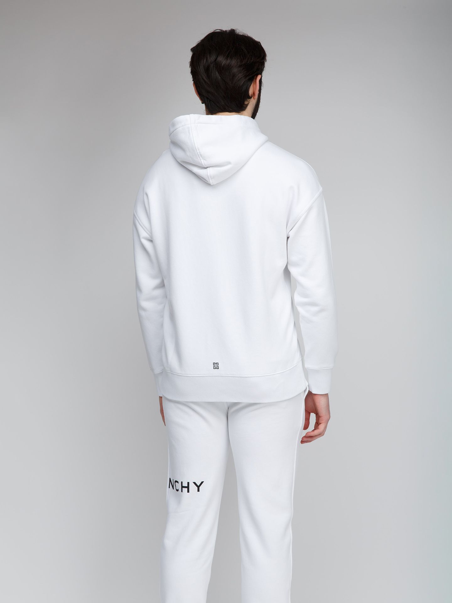 Givenchy White Cotton Men's Hoodie - Givenchy - Modalova