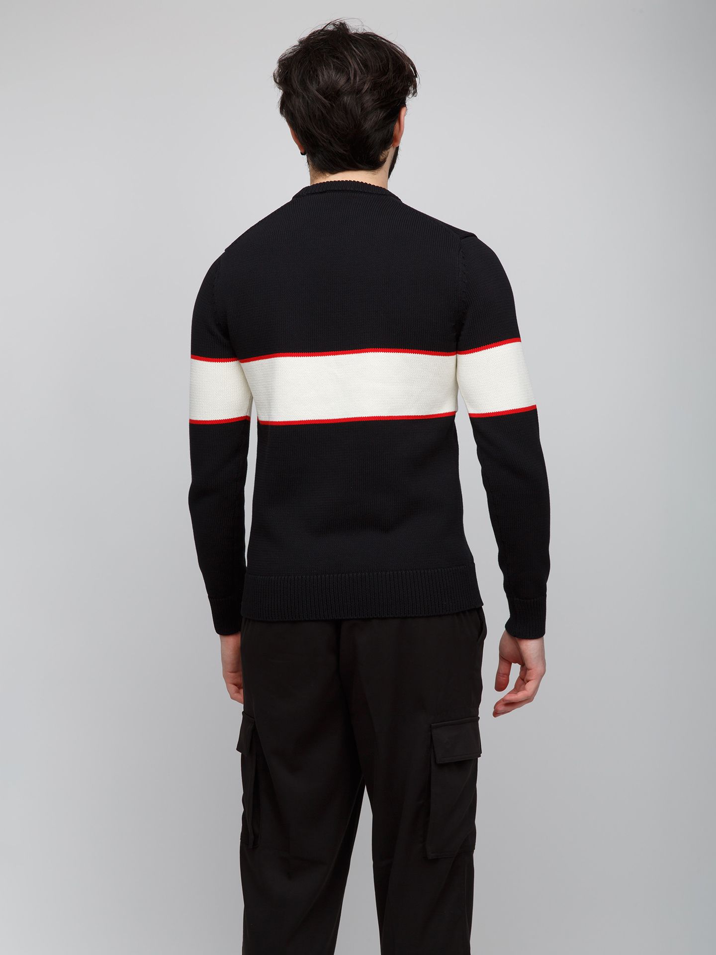 Givenchy Black Cotton Men's Sweater - Givenchy - Modalova