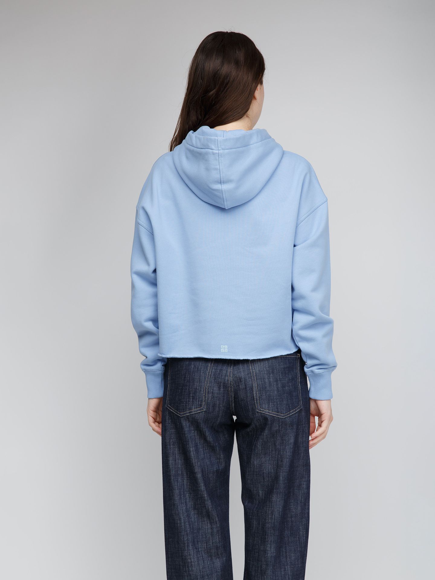 Givenchy Blue Cotton Women's Hoodie - Givenchy - Modalova