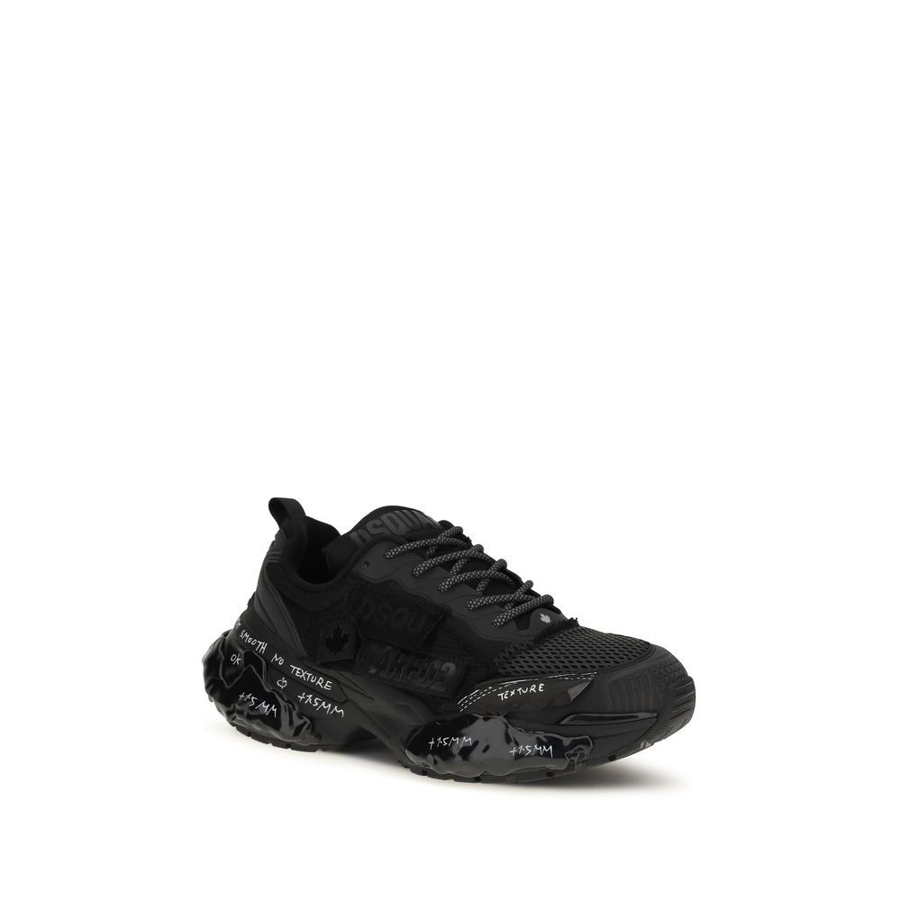 Polyester Athletic Men's Sneakers - Dsquared² - Modalova
