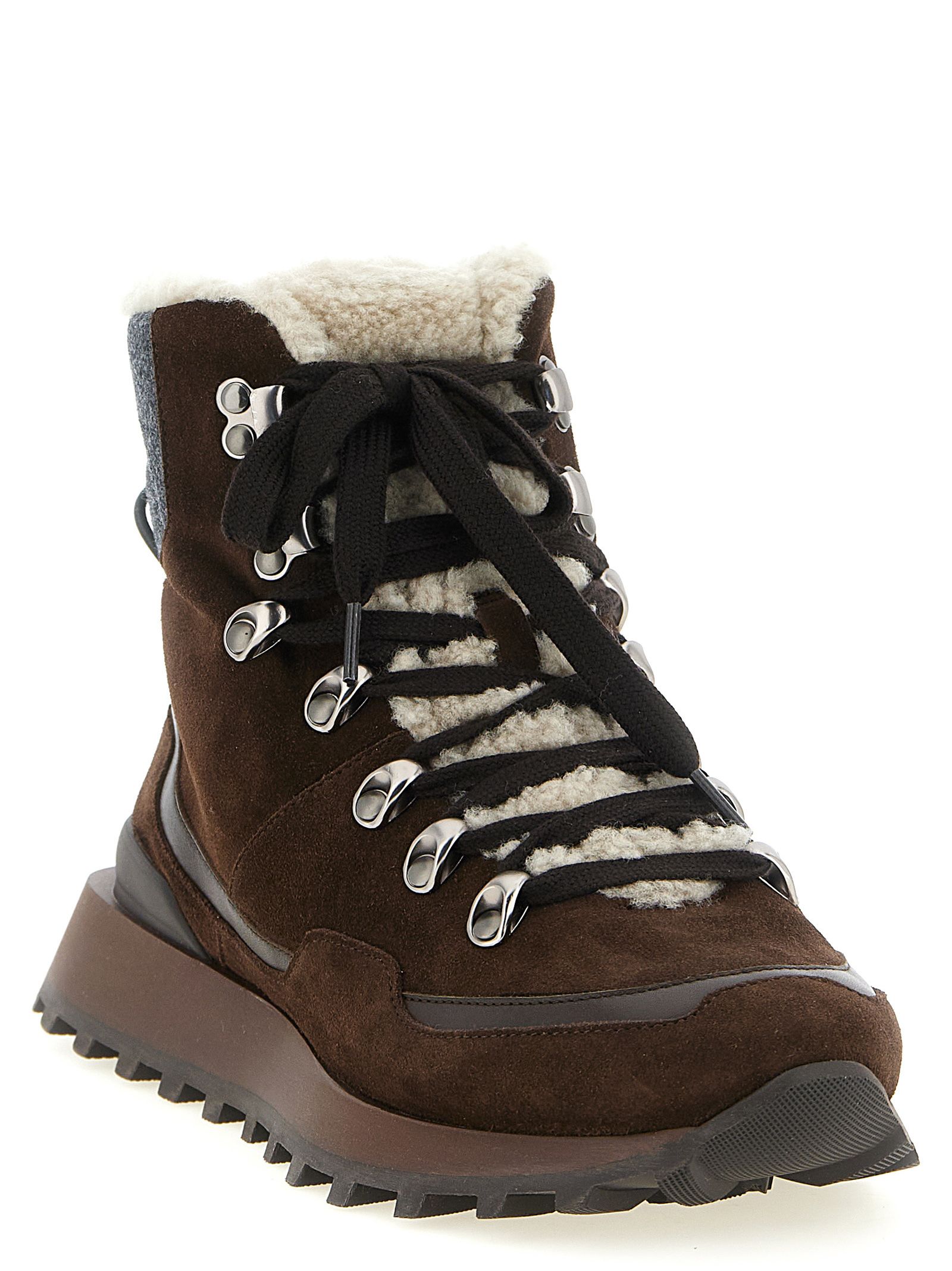 Calfskin Ankle Women's Boots - Brunello Cucinelli - Modalova