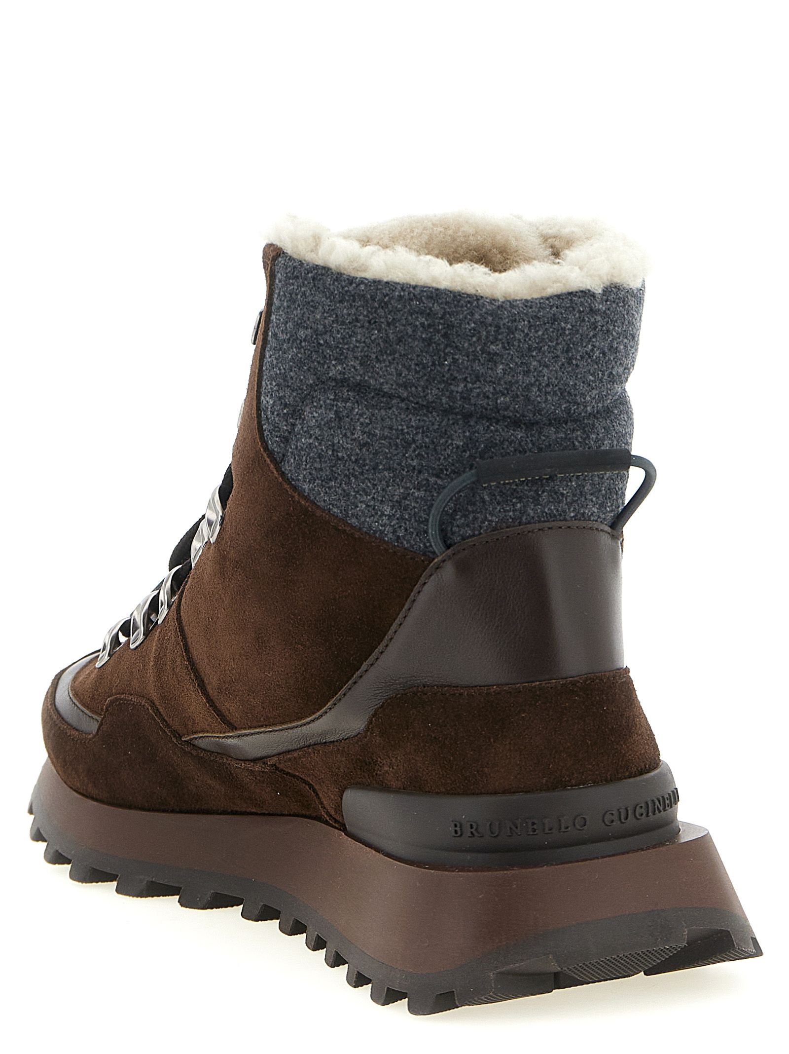 Calfskin Ankle Women's Boots - Brunello Cucinelli - Modalova