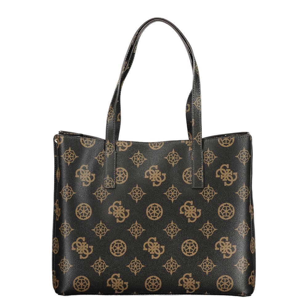 Polyurethane Women's Bag with Dual Handles and Spacious Women's Compartments - Guess Jeans - Modalova