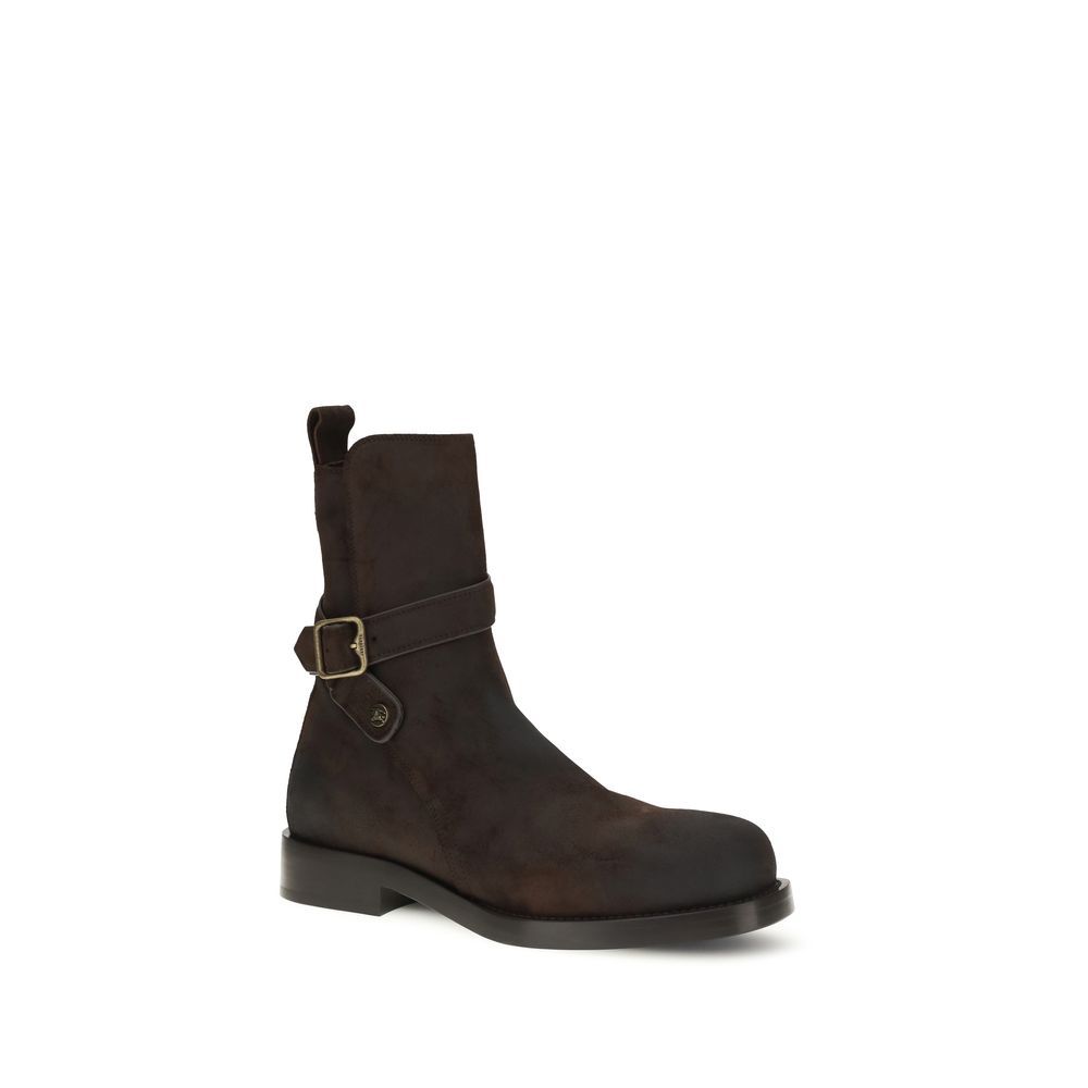 Calf Leather Bos Taurus Lace-Up Men's Boots - Burberry - Modalova