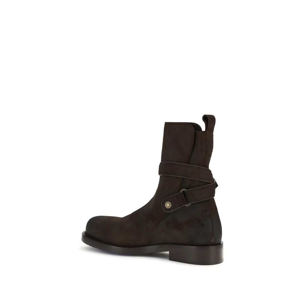Calf Leather Bos Taurus Lace-Up Men's Boots - Burberry - Modalova