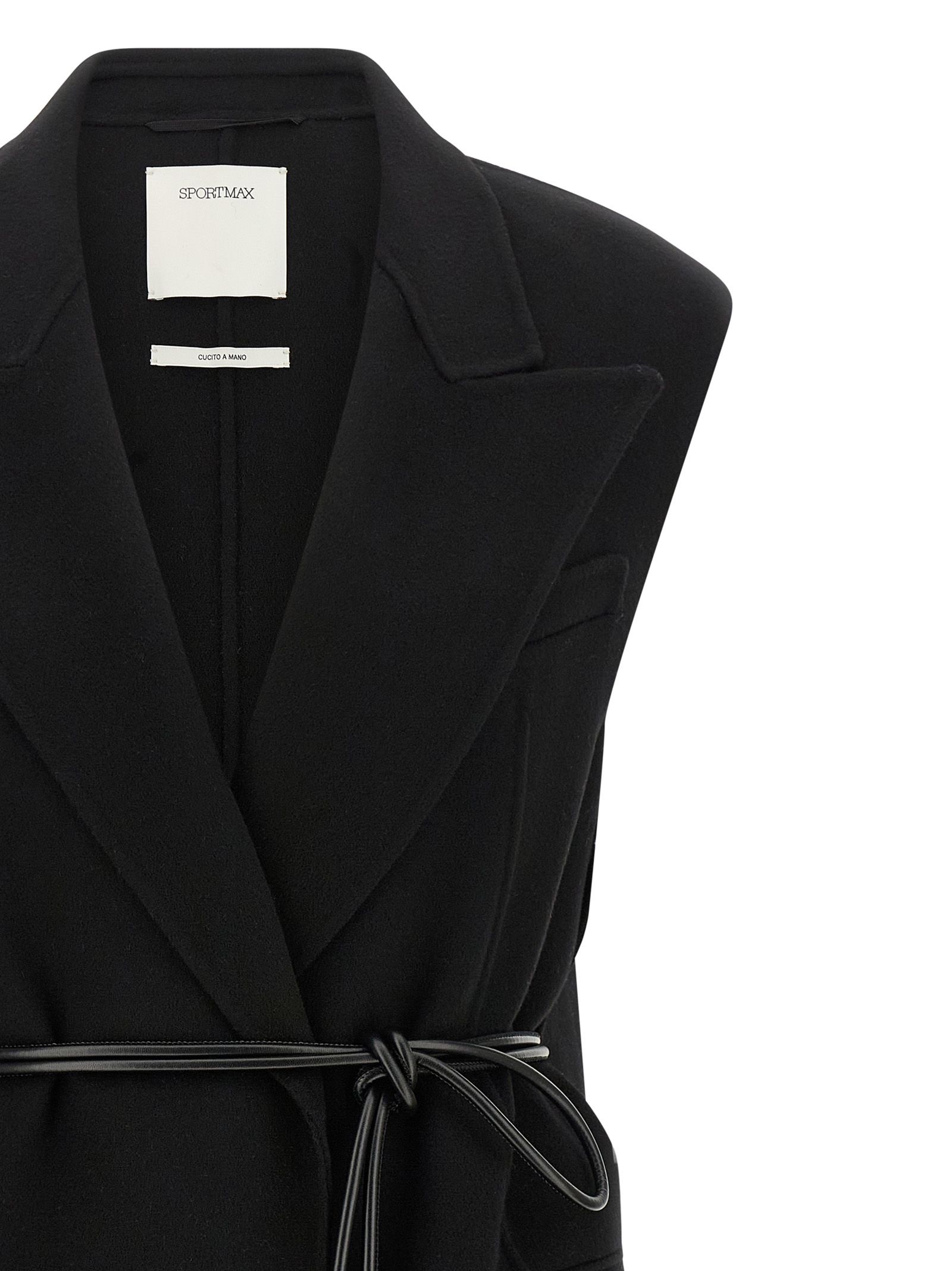 Sportmax Black Wool Women's Blazer - Sportmax - Modalova