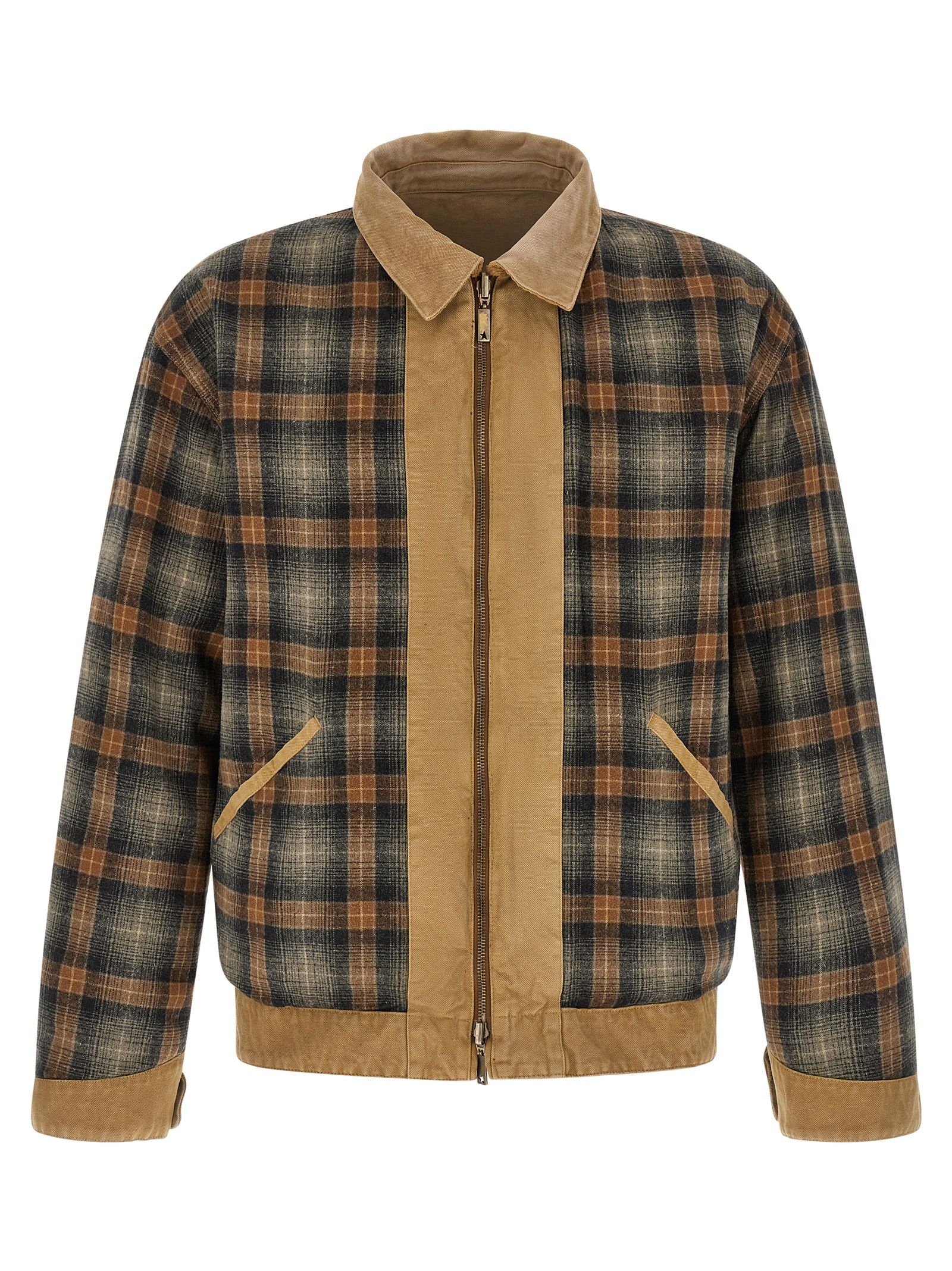 Cotton Shell Men's Jacket - Golden Goose - Modalova