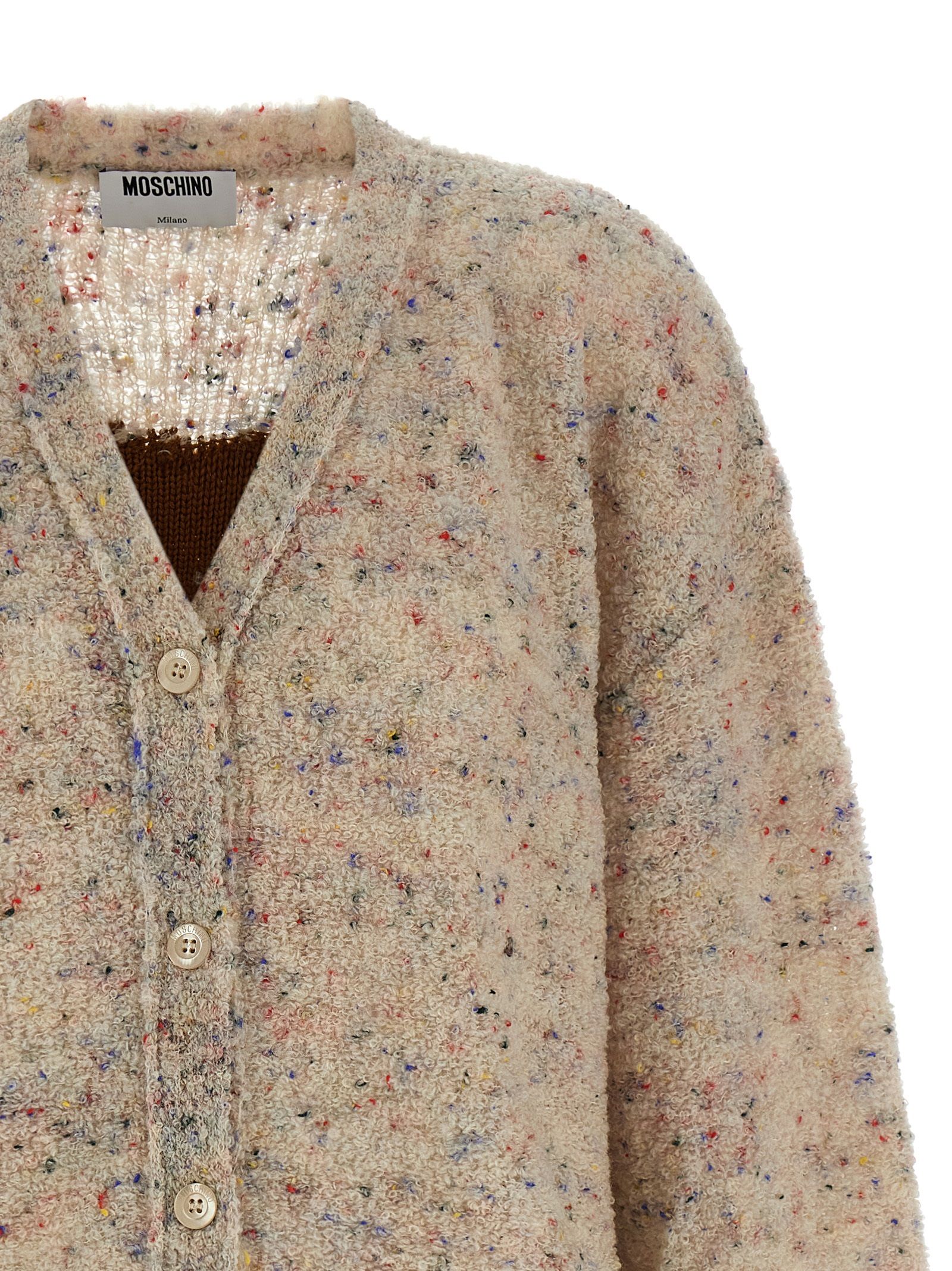 Virgin Wool Women's Cardigan - Moschino - Modalova