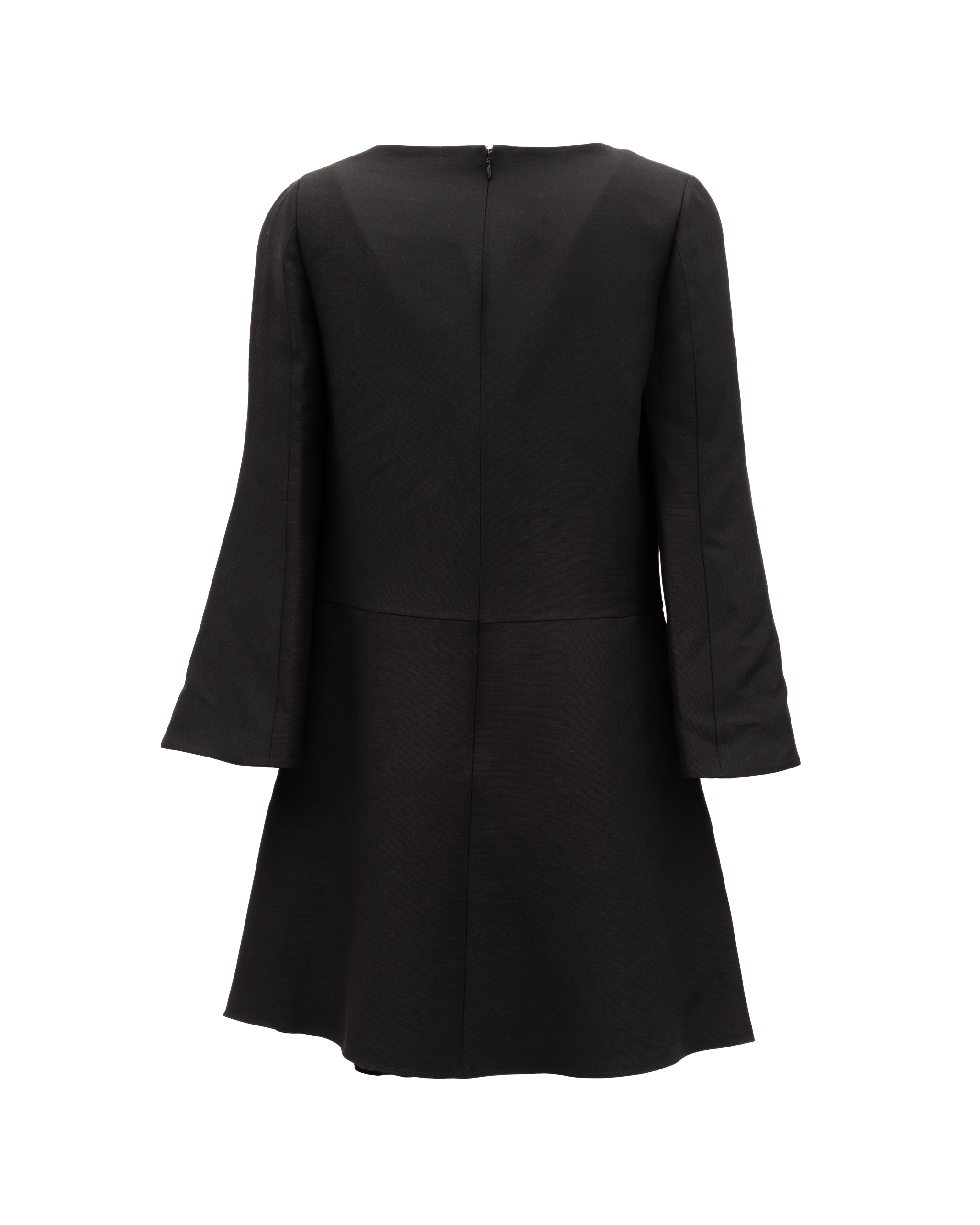V-Neck Dress with Flared Women's Sleeves - Valentino Garavani - Modalova