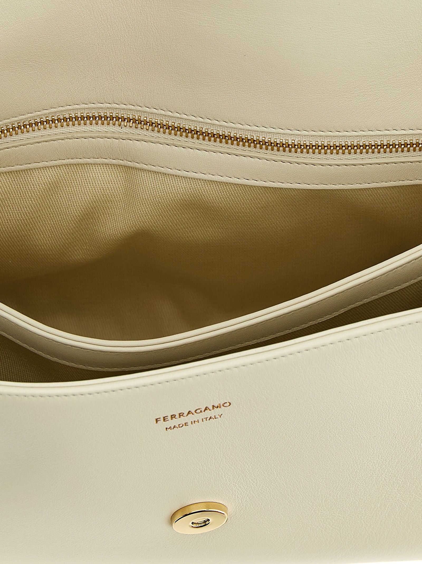 Calfskin Shoulder Women's Bag - Ferragamo - Modalova