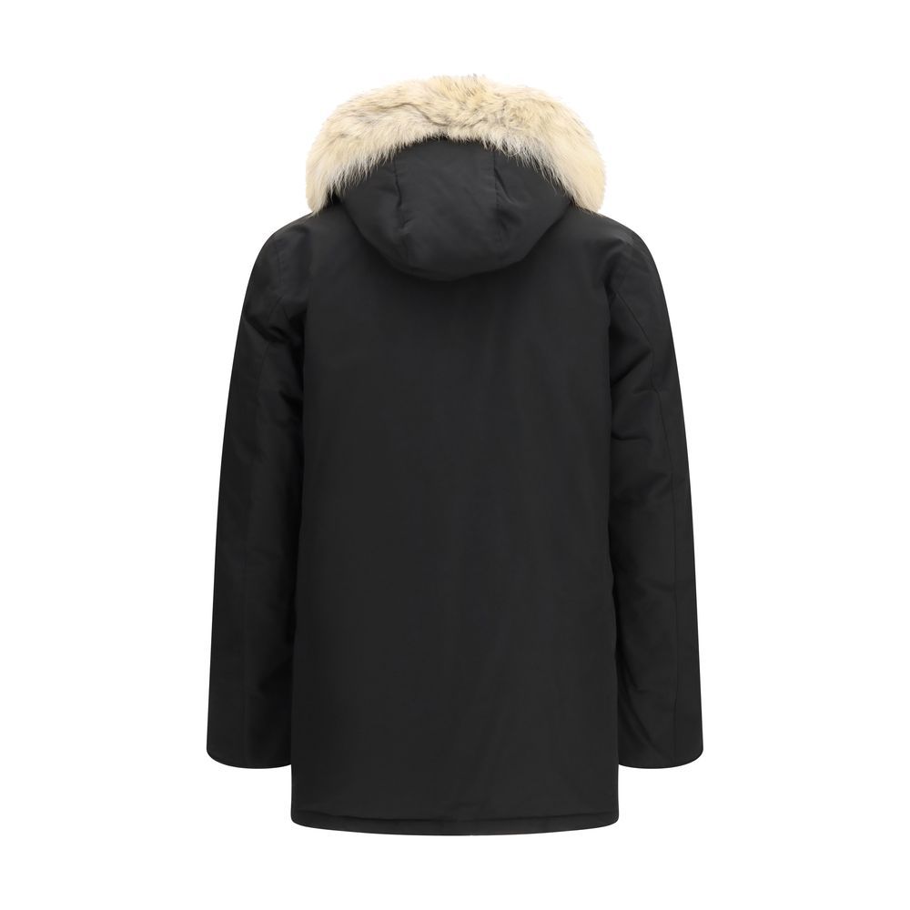 Woolrich Black Polyamide Men's Coat - Woolrich - Modalova