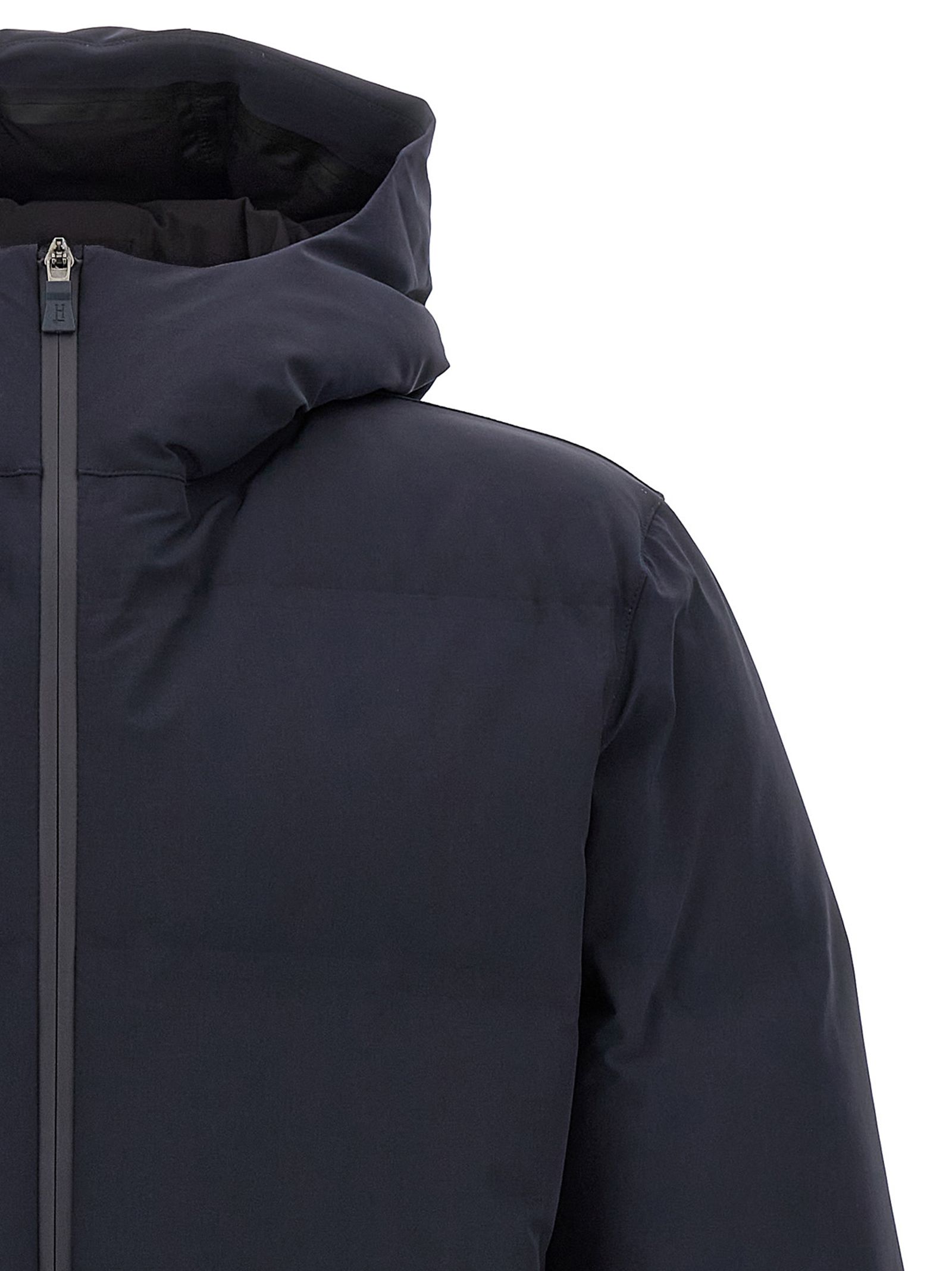 Polyamide Full-Length Men's Jacket - Herno - Modalova