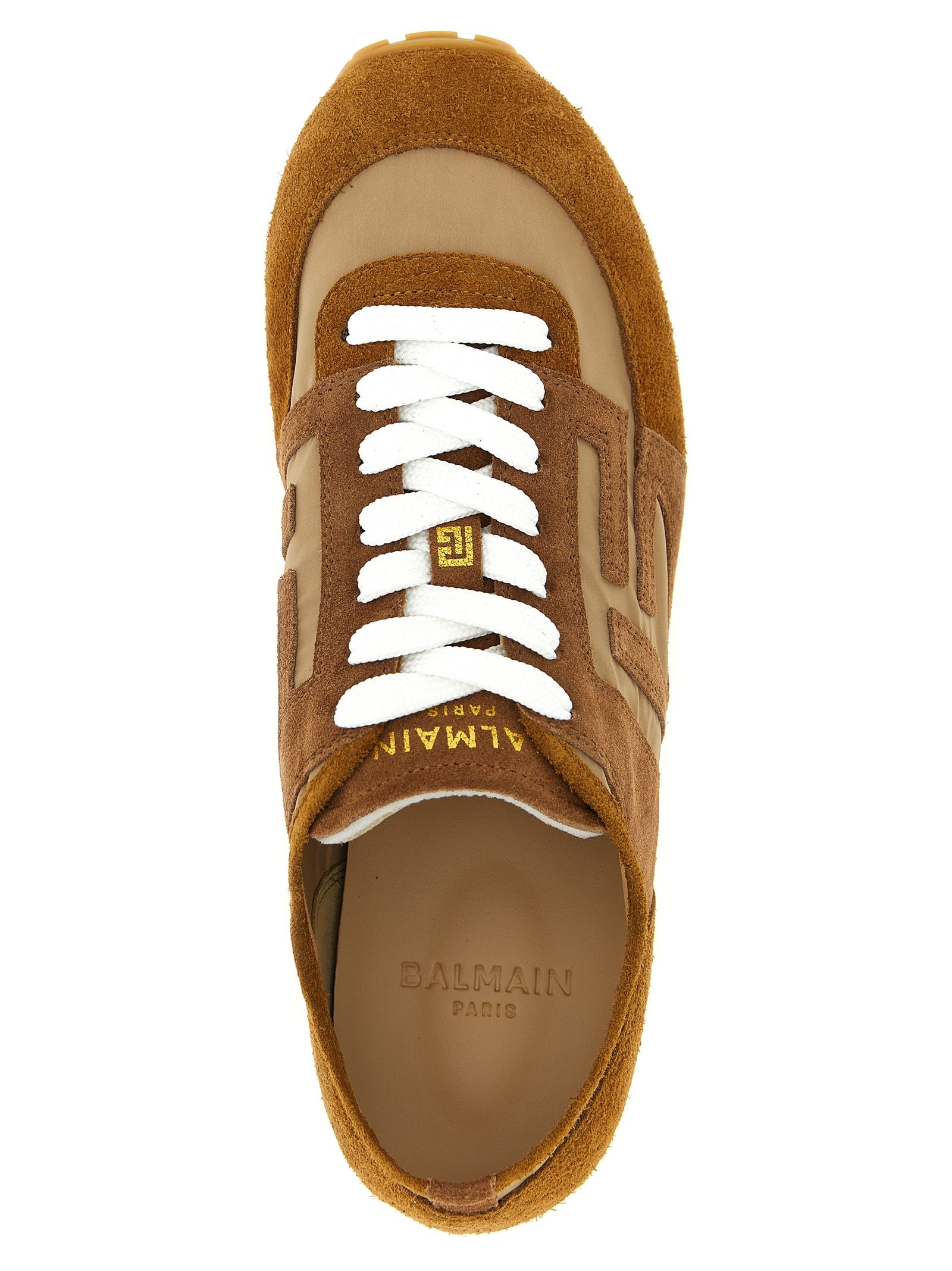 Calfskin Women's Sneakers - Balmain - Modalova