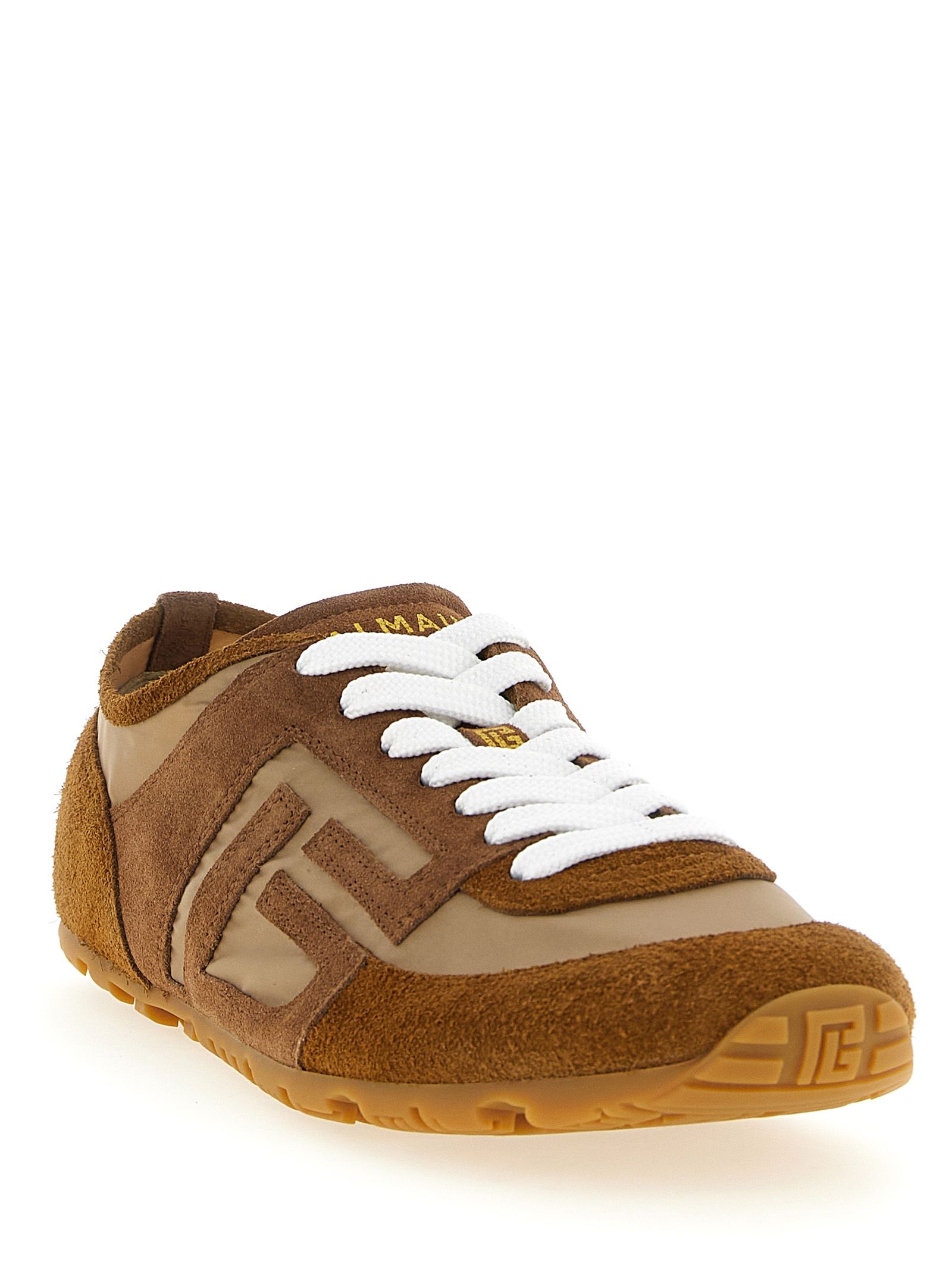 Calfskin Women's Sneakers - Balmain - Modalova