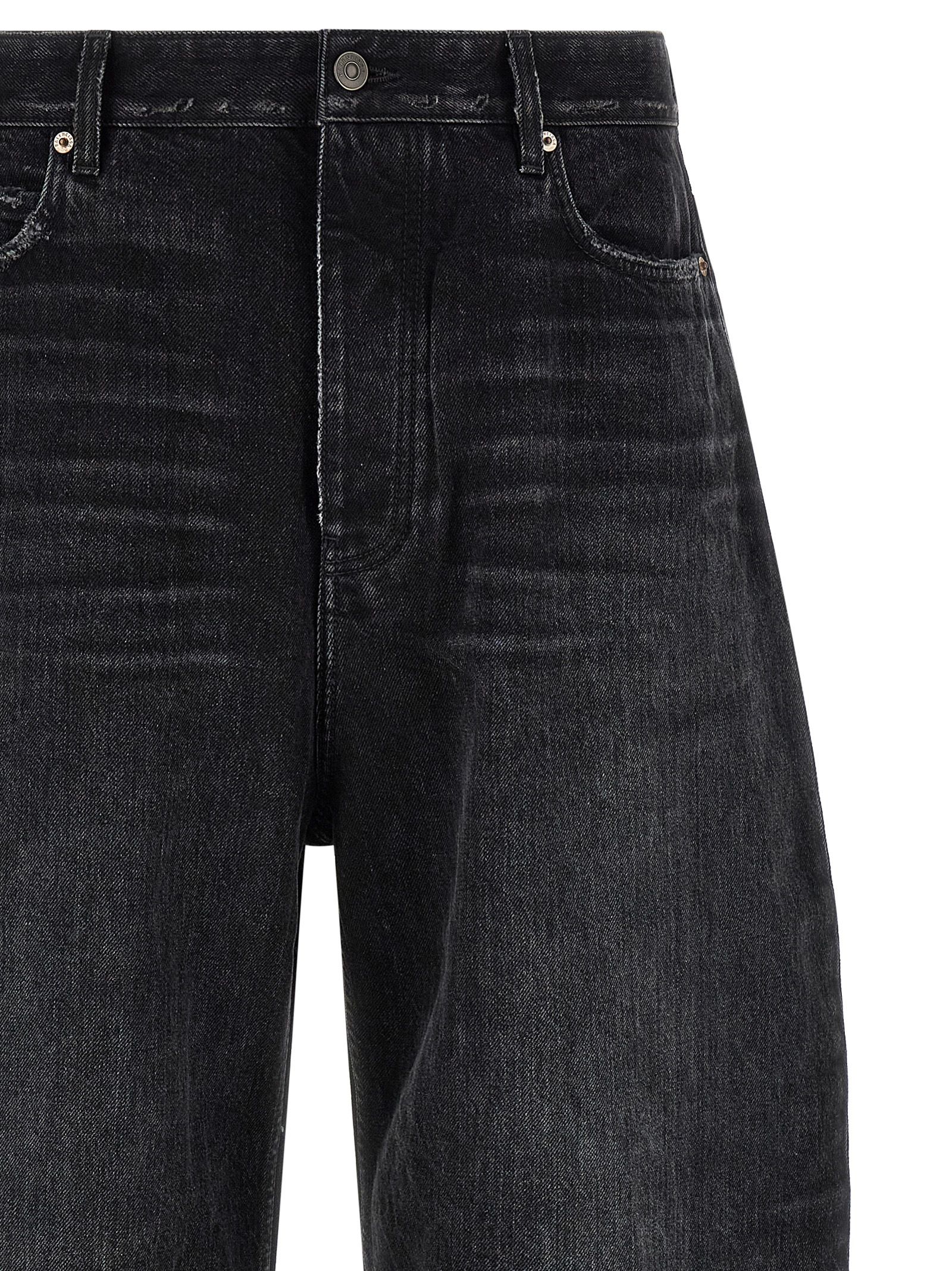 Cotton Cropped Men's Jeans - Balenciaga - Modalova