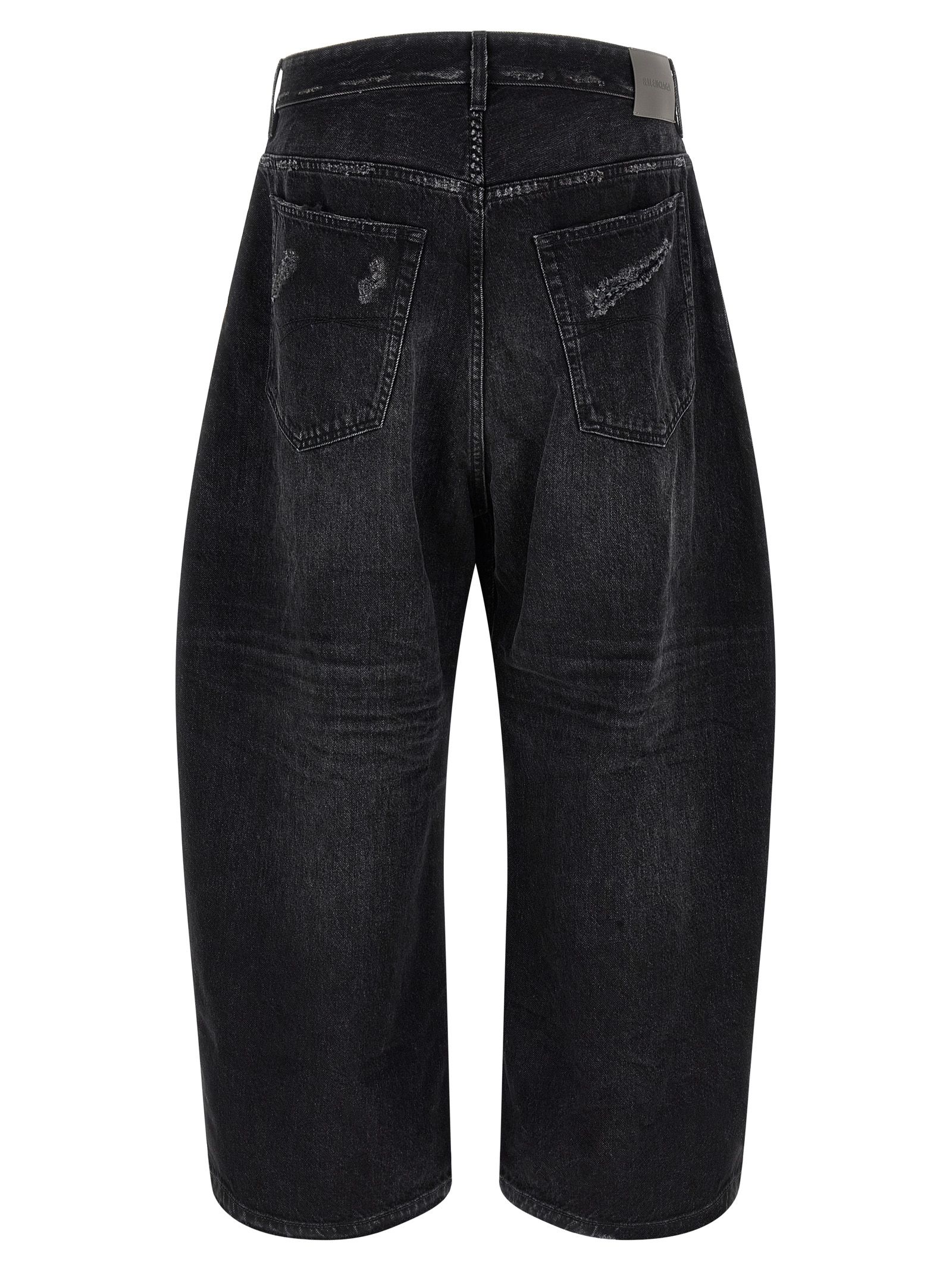 Cotton Cropped Men's Jeans - Balenciaga - Modalova