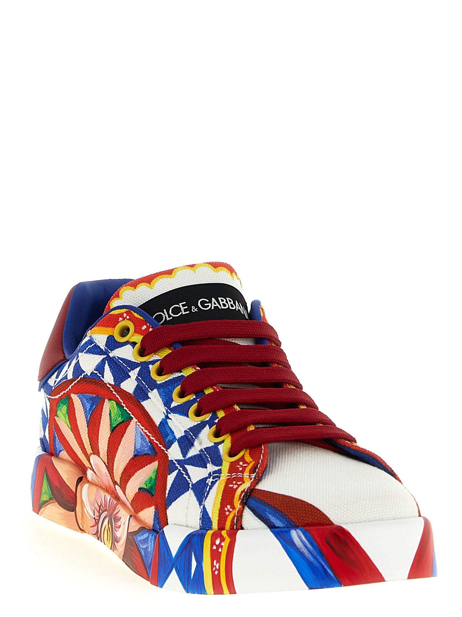 Cotton Low Top Women's Sneakers - Dolce & Gabbana - Modalova