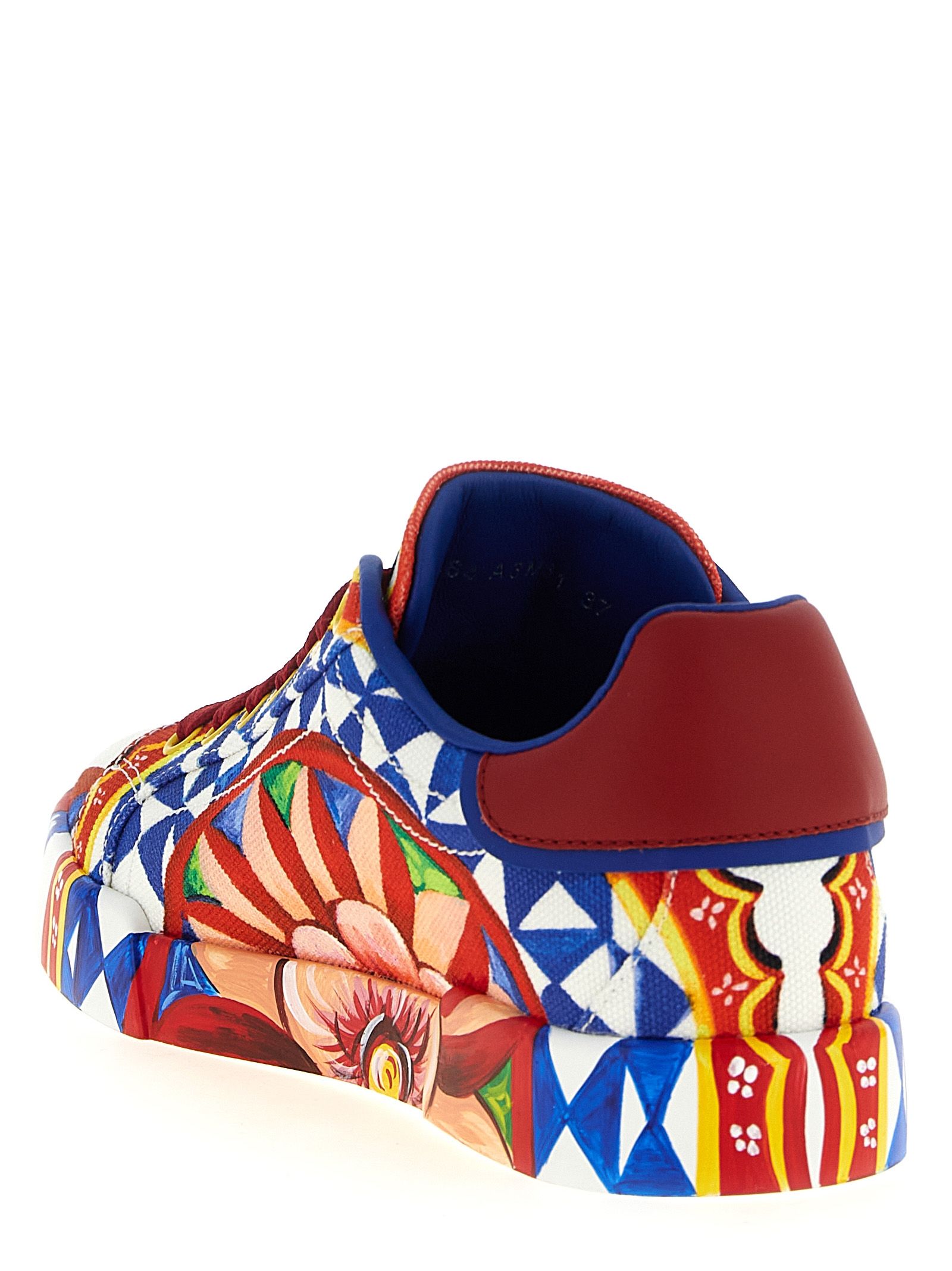 Cotton Low Top Women's Sneakers - Dolce & Gabbana - Modalova