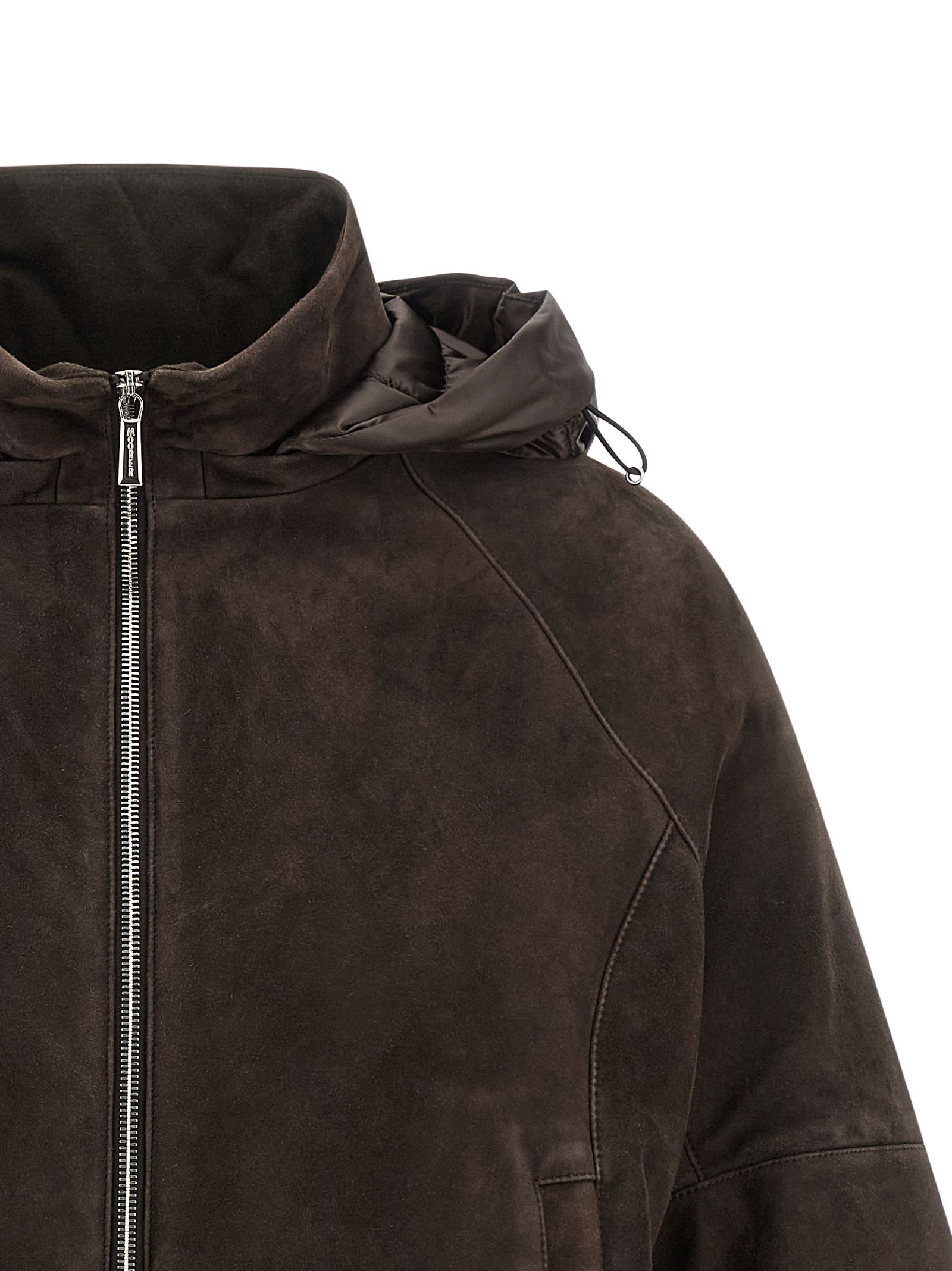 Wool Leather Women's Jacket - MooRER - Modalova