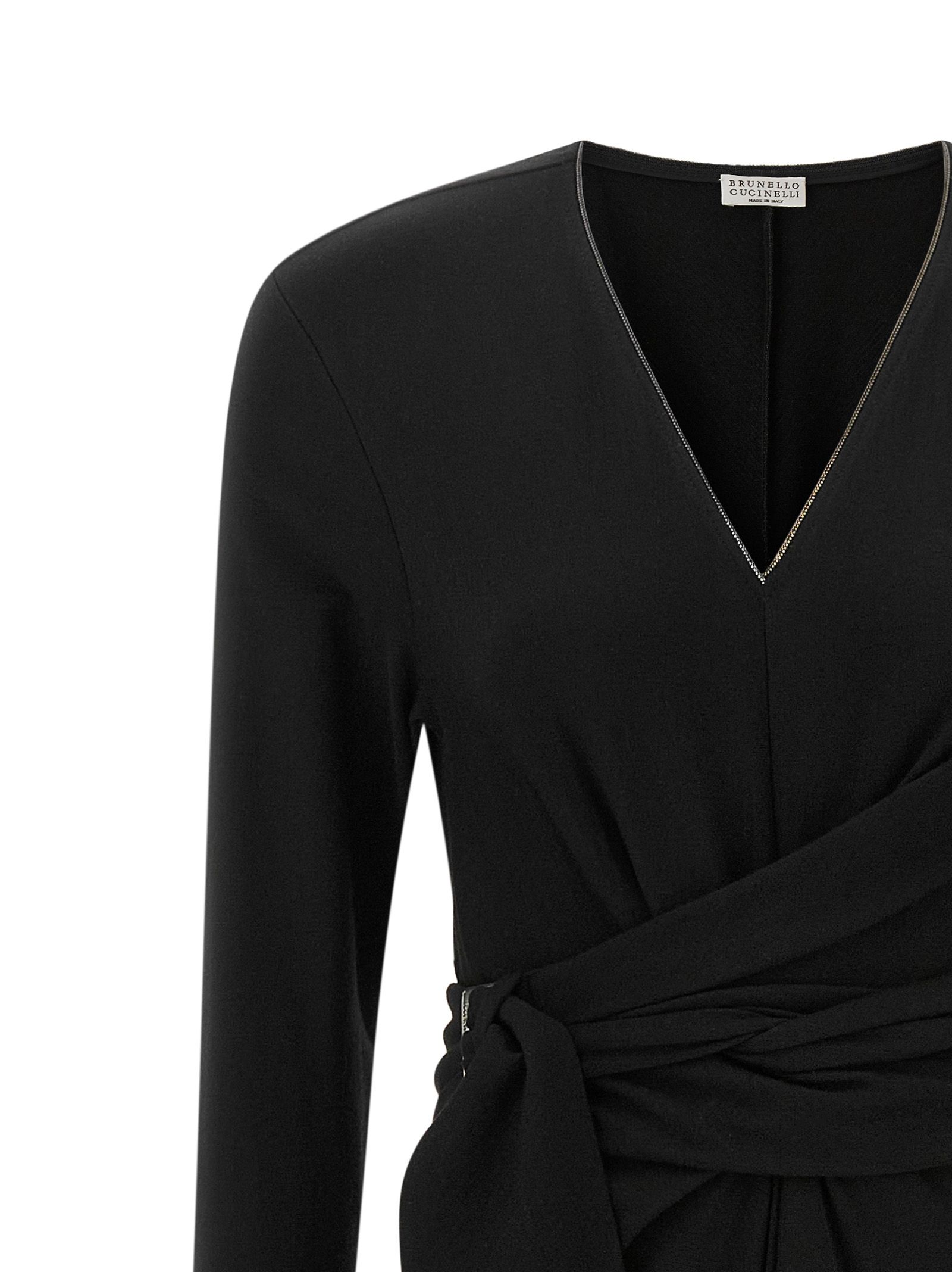 Virgin Wool Midi Women's Dress - Brunello Cucinelli - Modalova