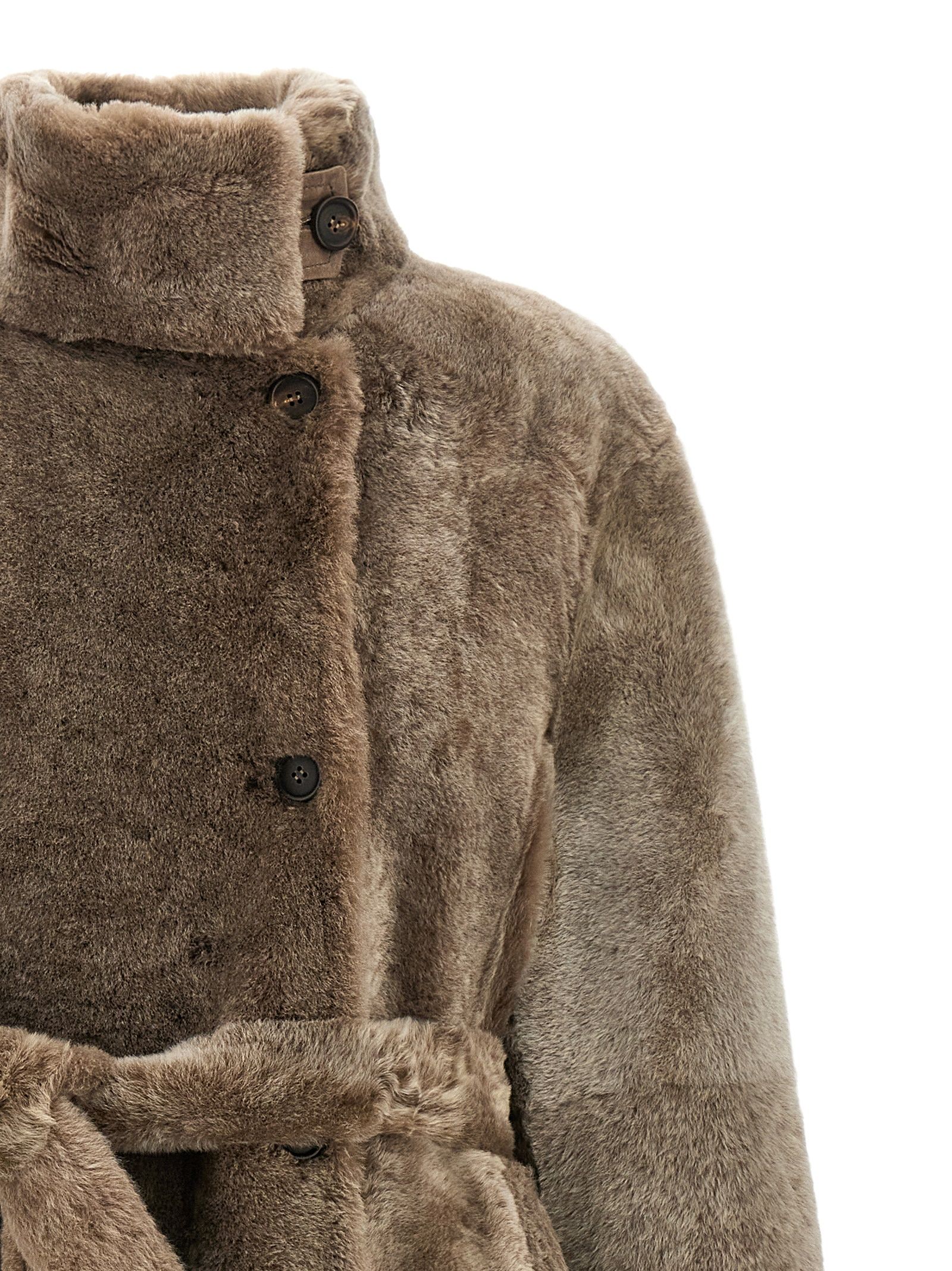 Lamb Leather Women's Coat - Brunello Cucinelli - Modalova