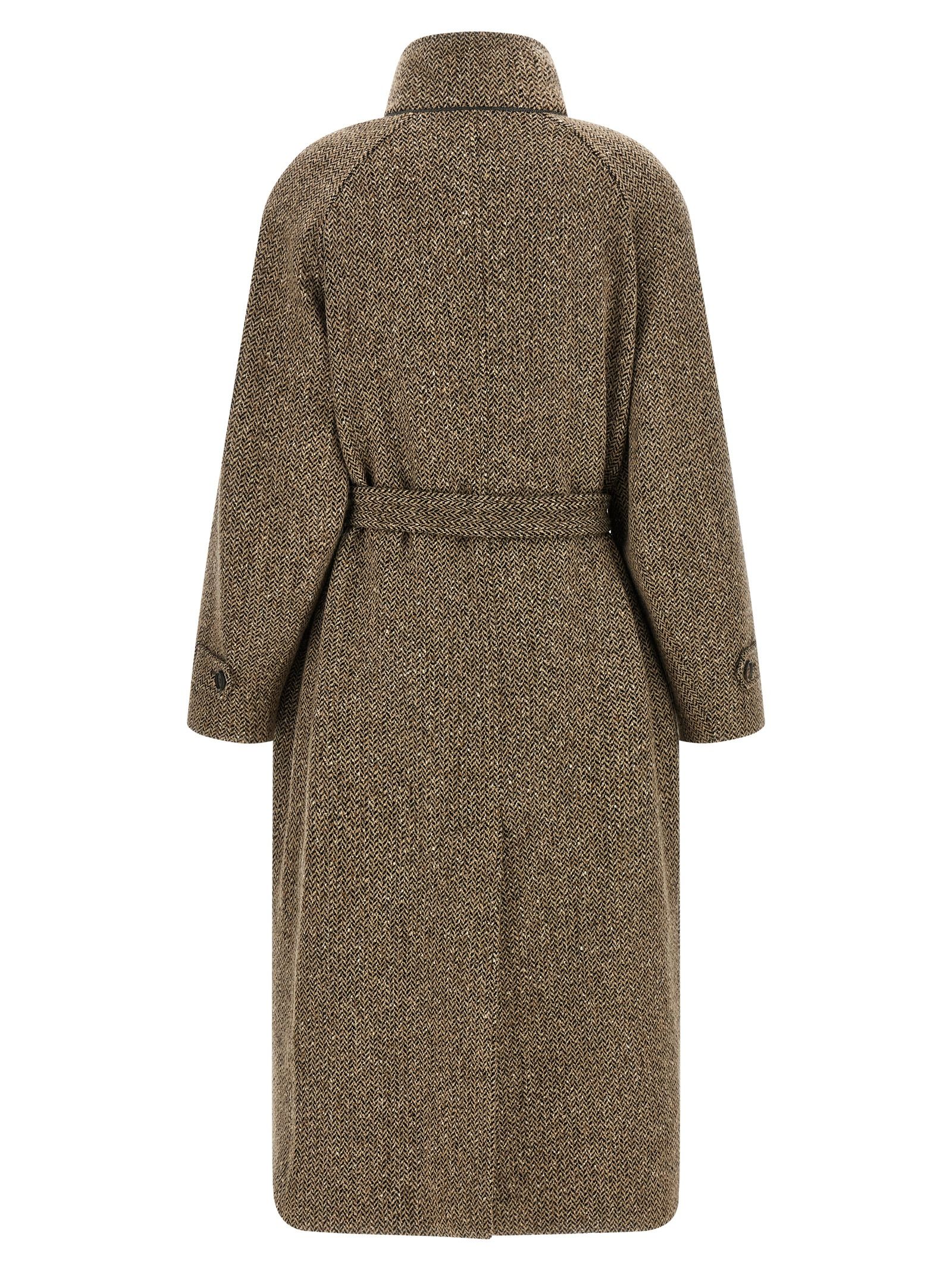 Virgin Wool Women's Coat - Brunello Cucinelli - Modalova