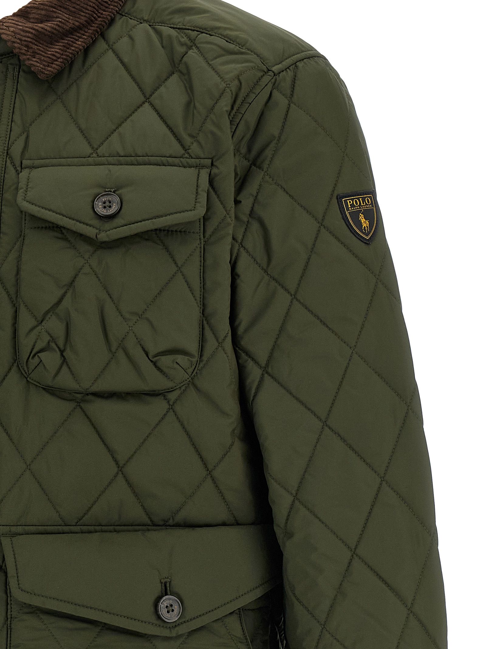 Polyester Full-Length Men's Jacket - Polo Ralph Lauren - Modalova