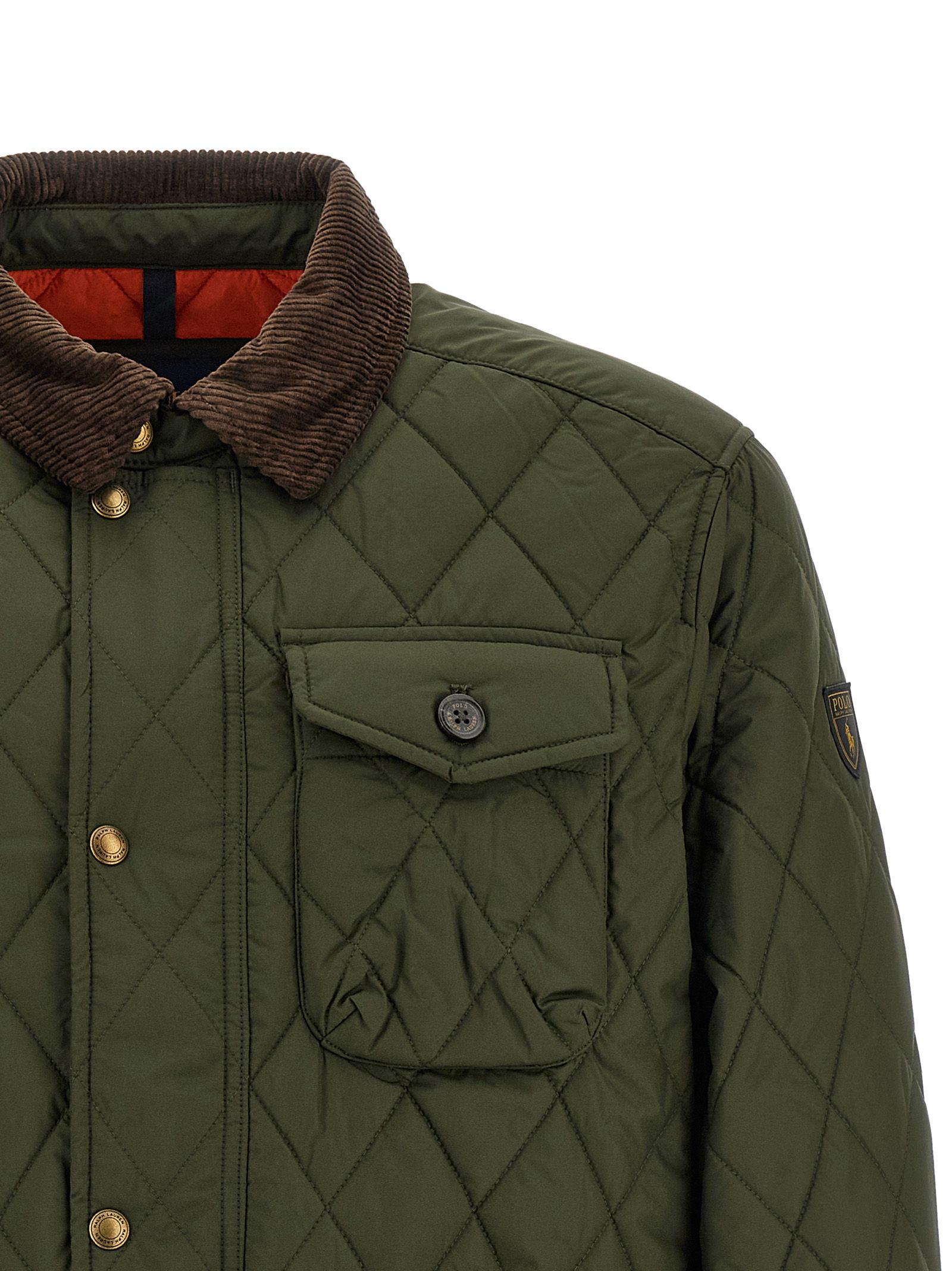 Polyester Full-Length Men's Jacket - Polo Ralph Lauren - Modalova