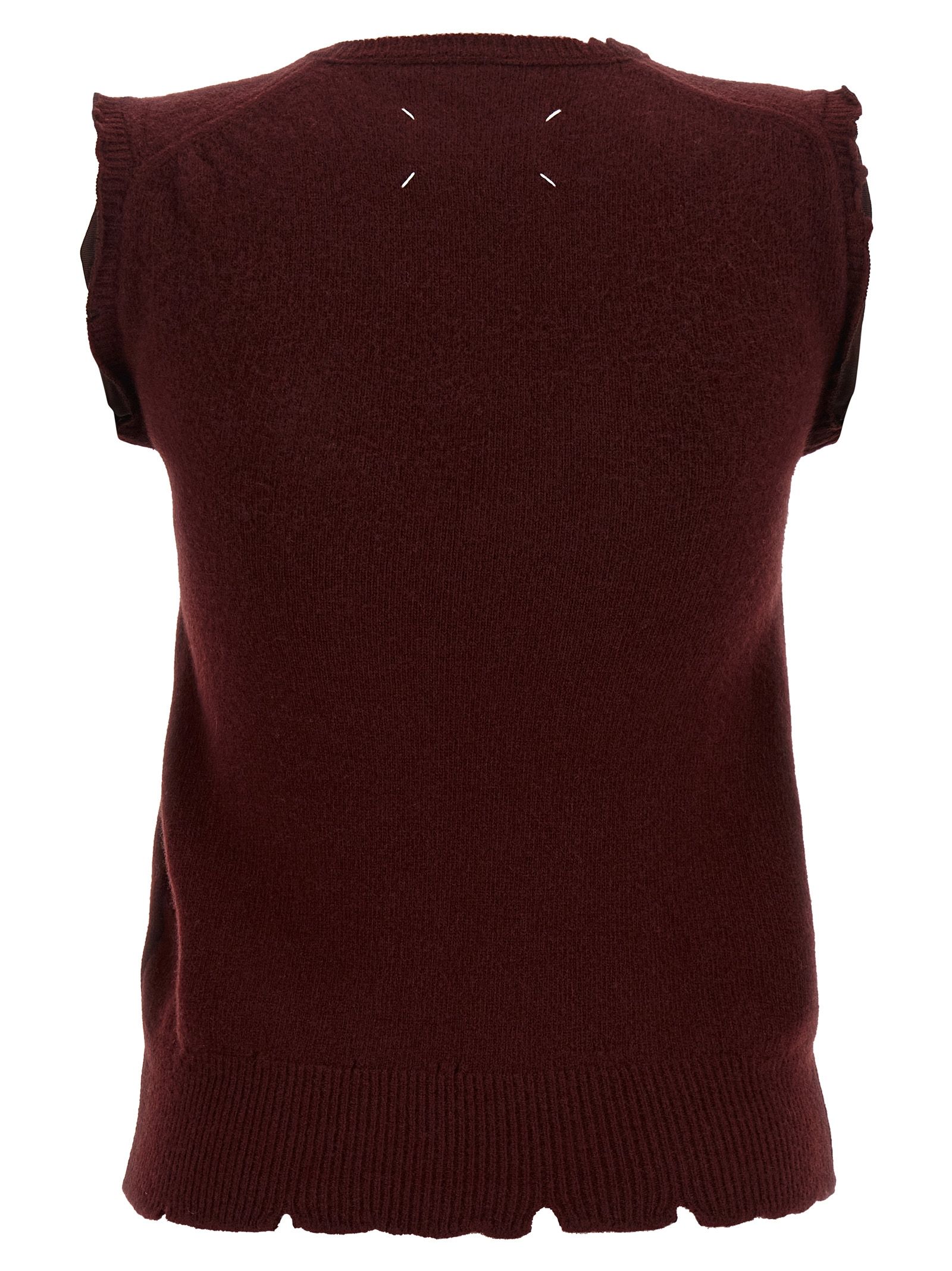 Virgin Wool Sleeveless Women's Jacket - Maison Margiela - Modalova