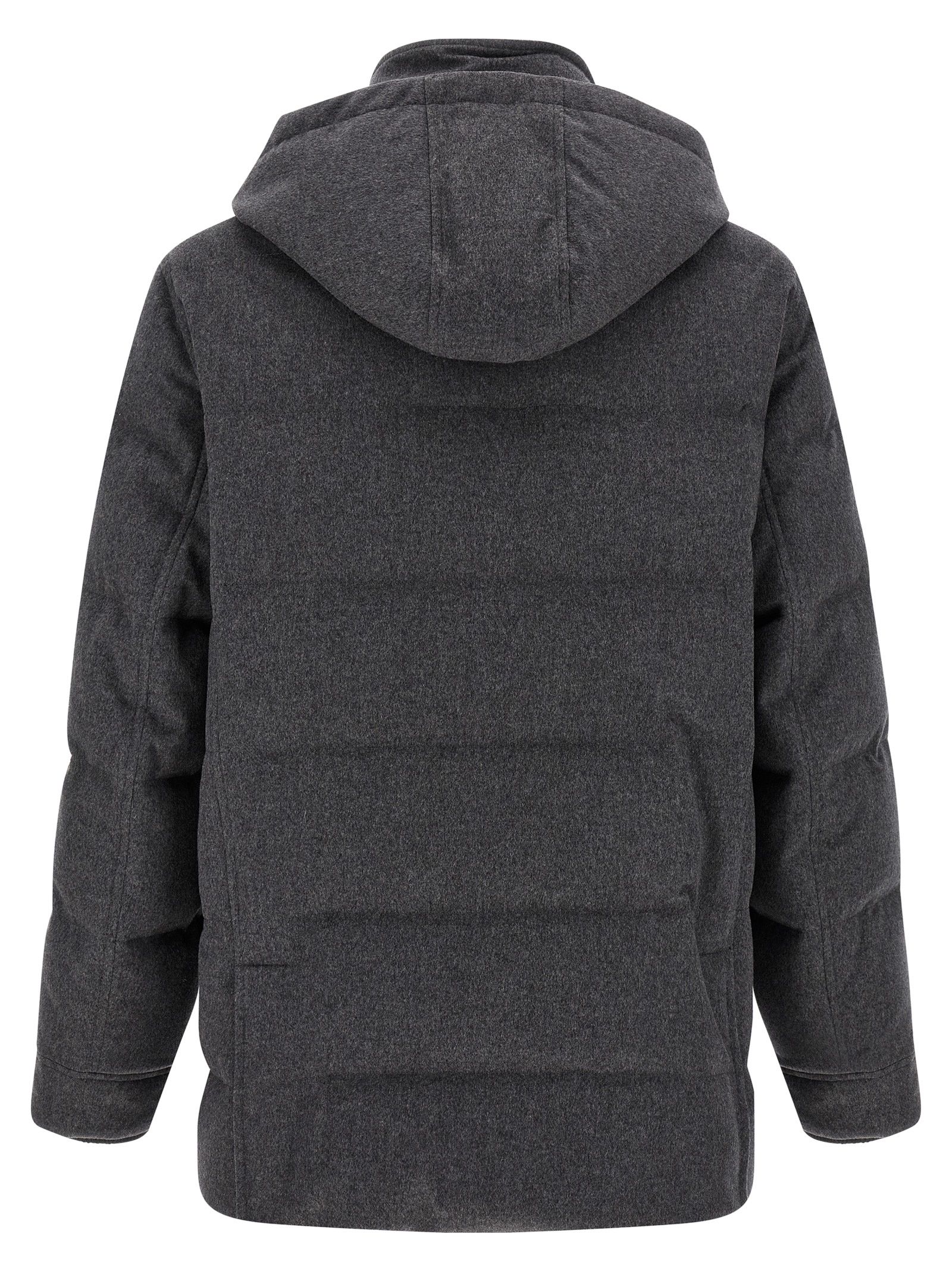 Wool Men's Parka - Brunello Cucinelli - Modalova