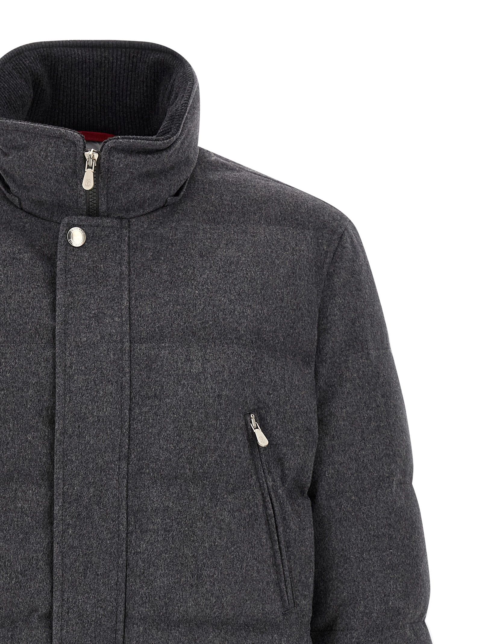 Wool Men's Parka - Brunello Cucinelli - Modalova