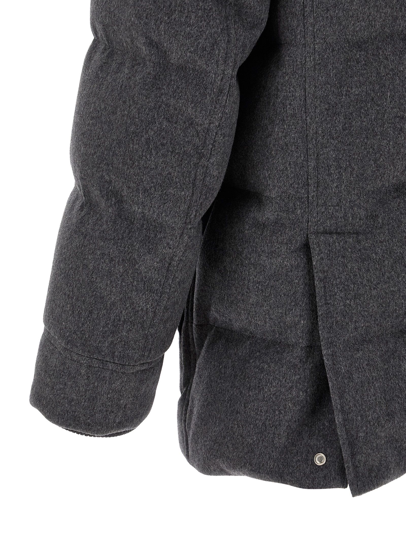 Wool Men's Parka - Brunello Cucinelli - Modalova