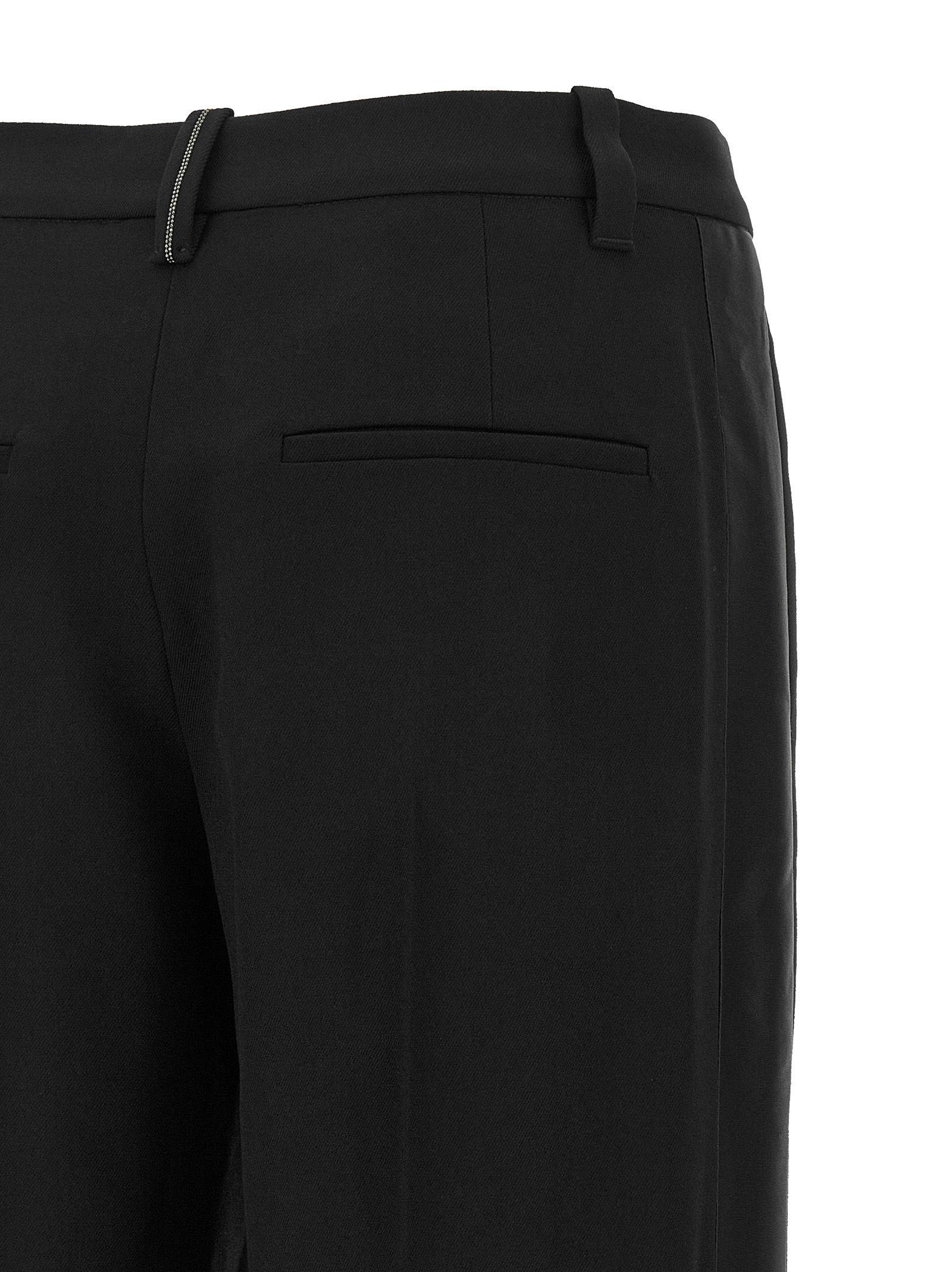 Virgin Wool Casual Women's Pants - Brunello Cucinelli - Modalova