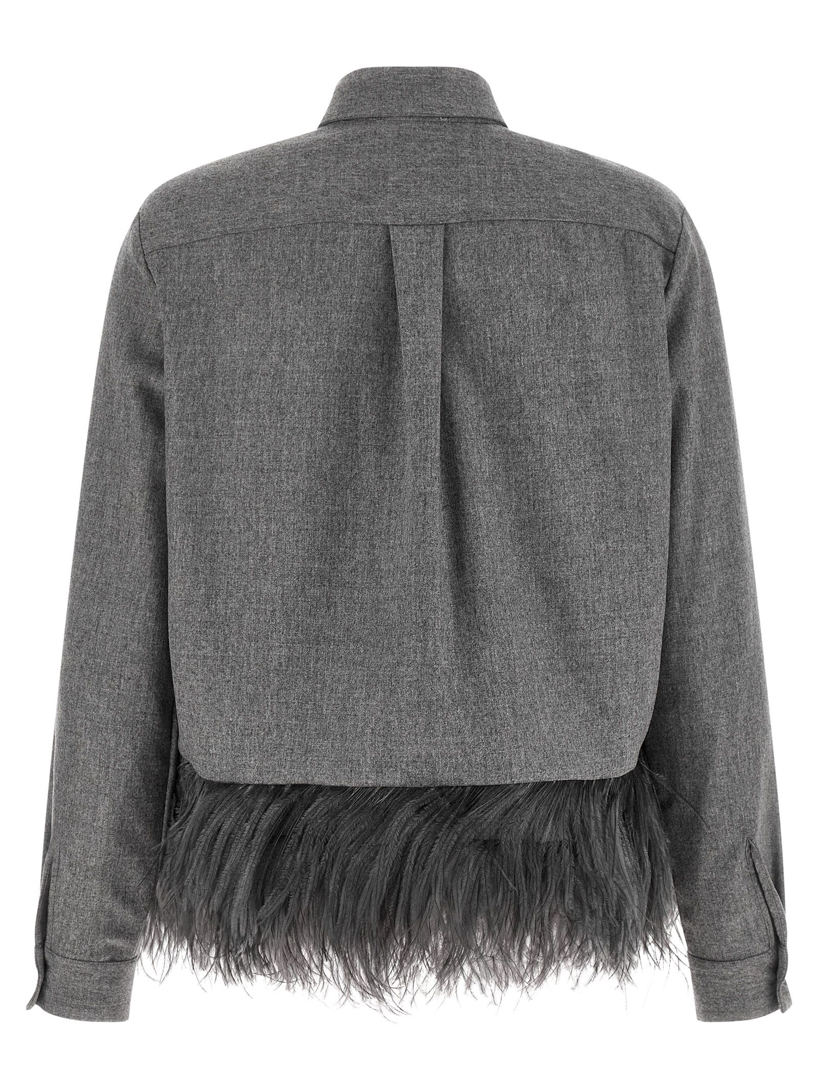 Virgin Wool Women's Blouse - Fabiana Filippi - Modalova